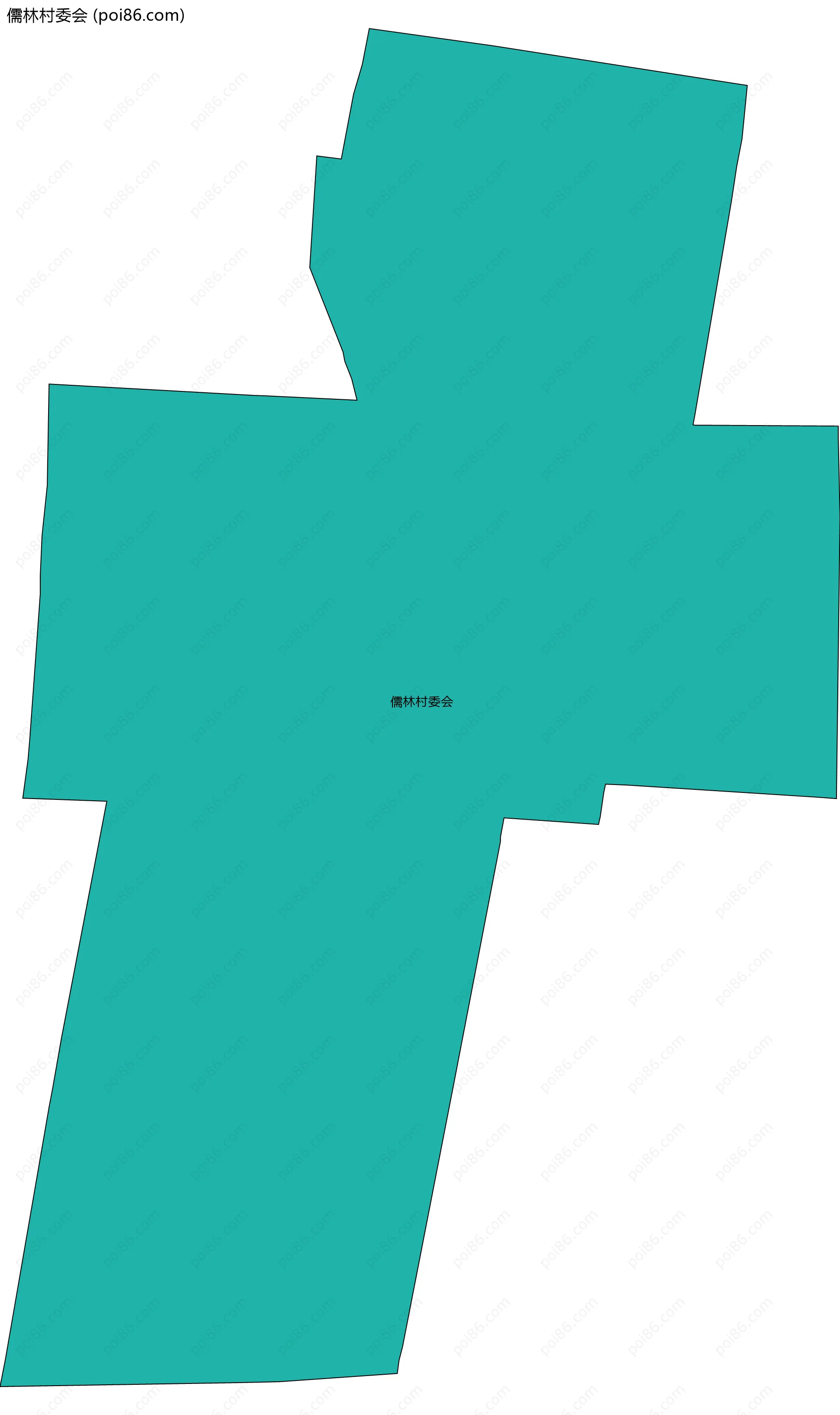 儒林村委会边界地图