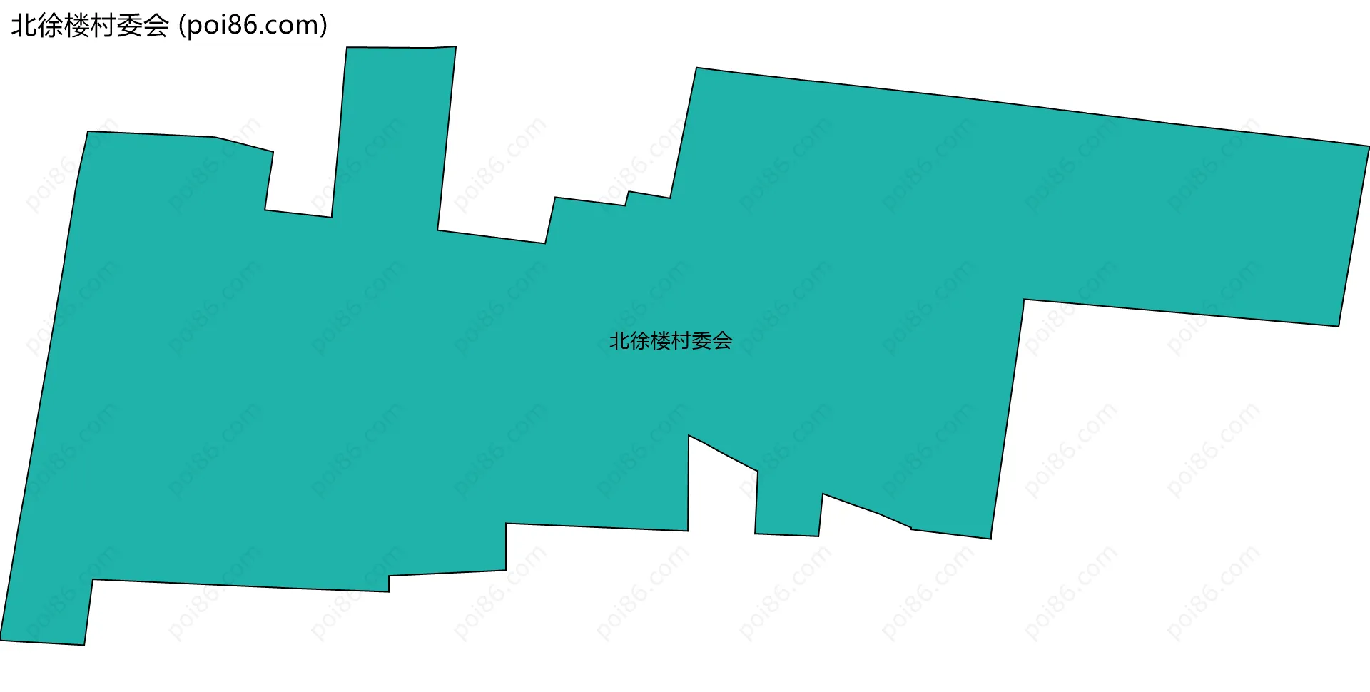 北徐楼村委会边界地图