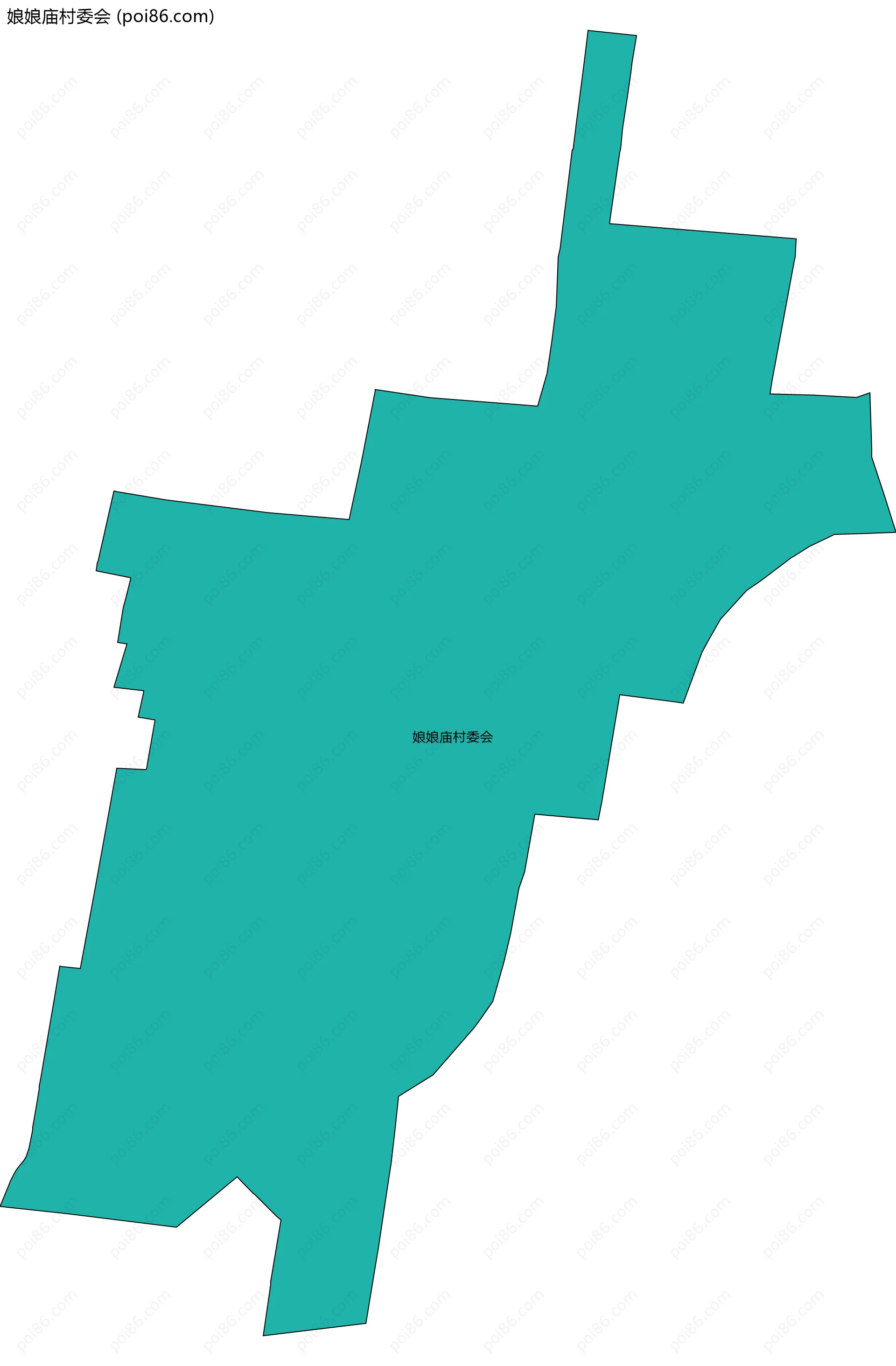 娘娘庙村委会边界地图