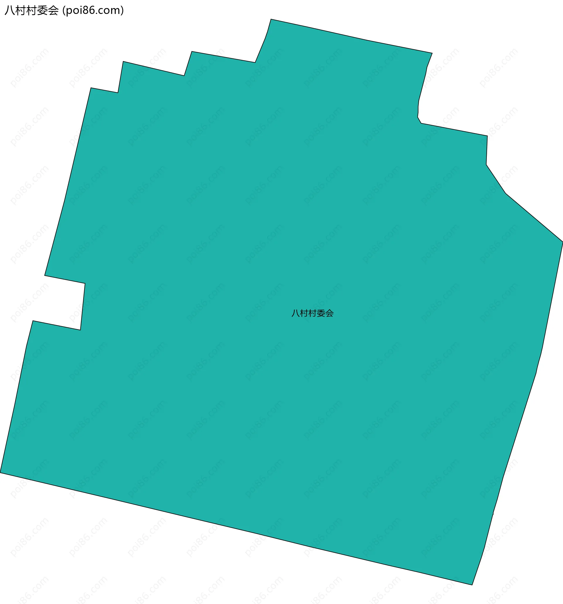 八村村委会边界地图