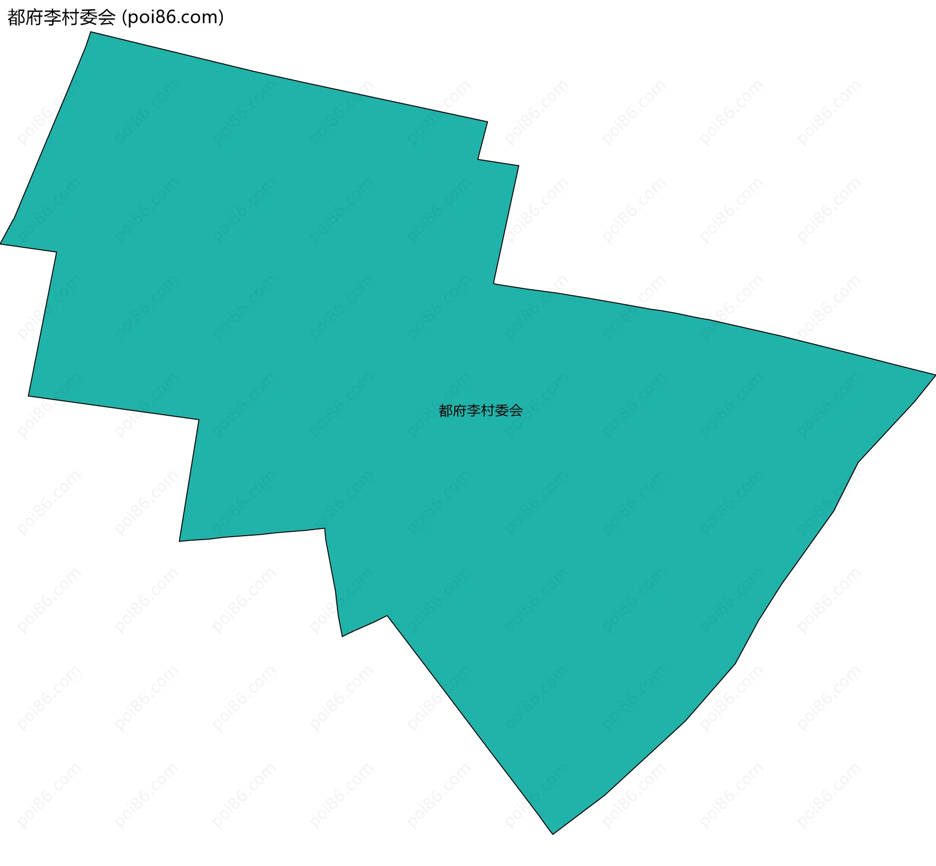 都府李村委会边界地图