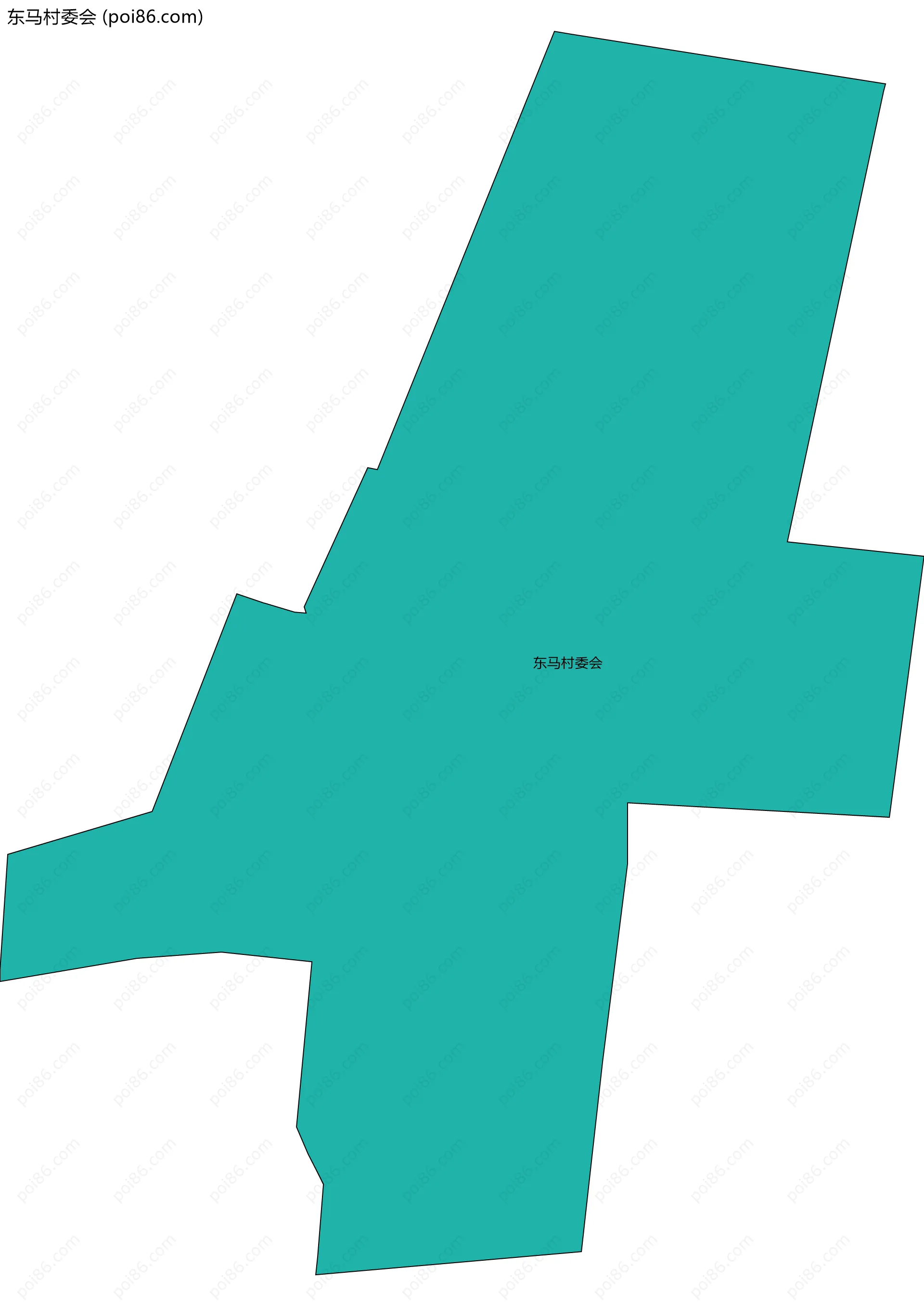 东马村委会边界地图