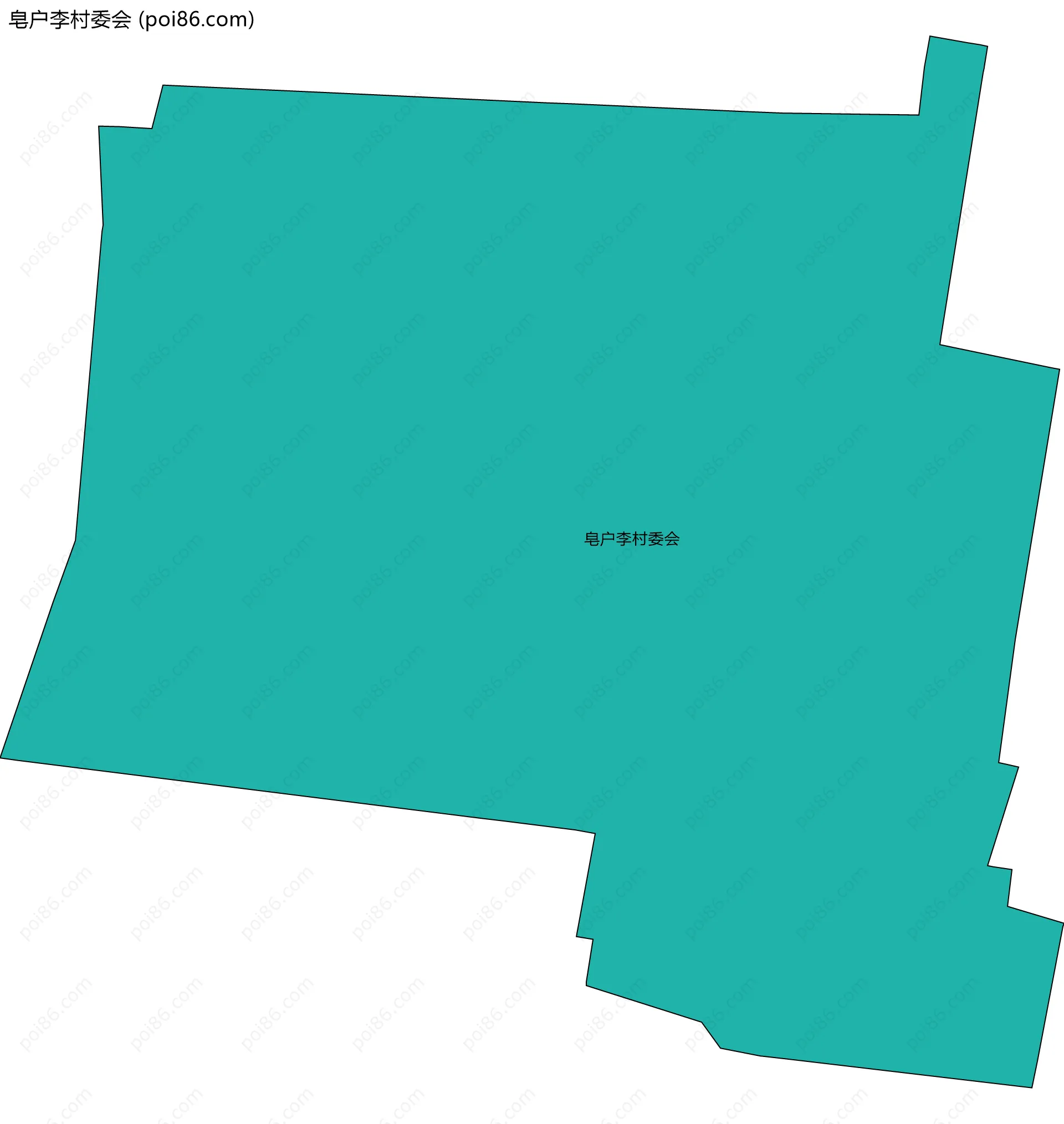 皂户李村委会边界地图