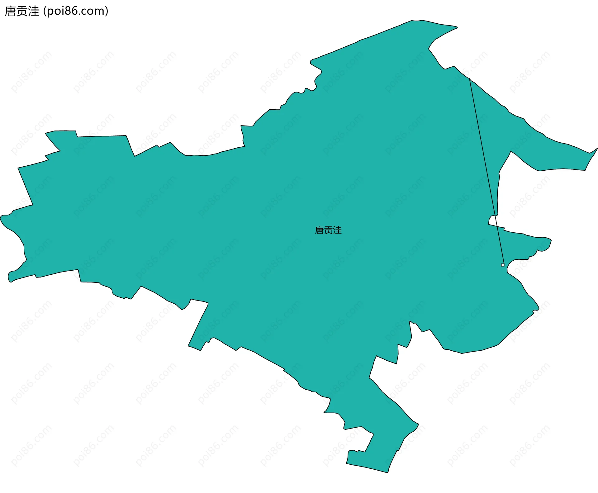 唐贡洼边界地图