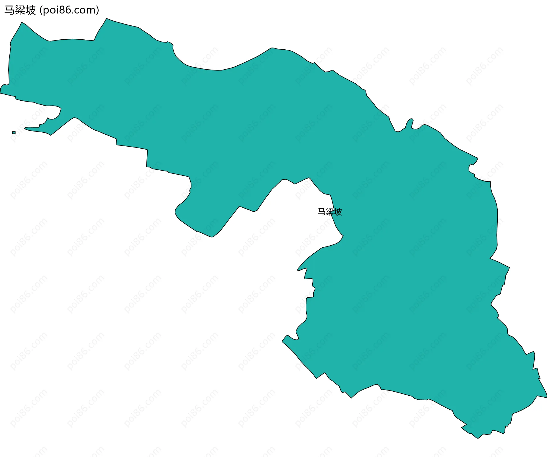 马梁坡边界地图