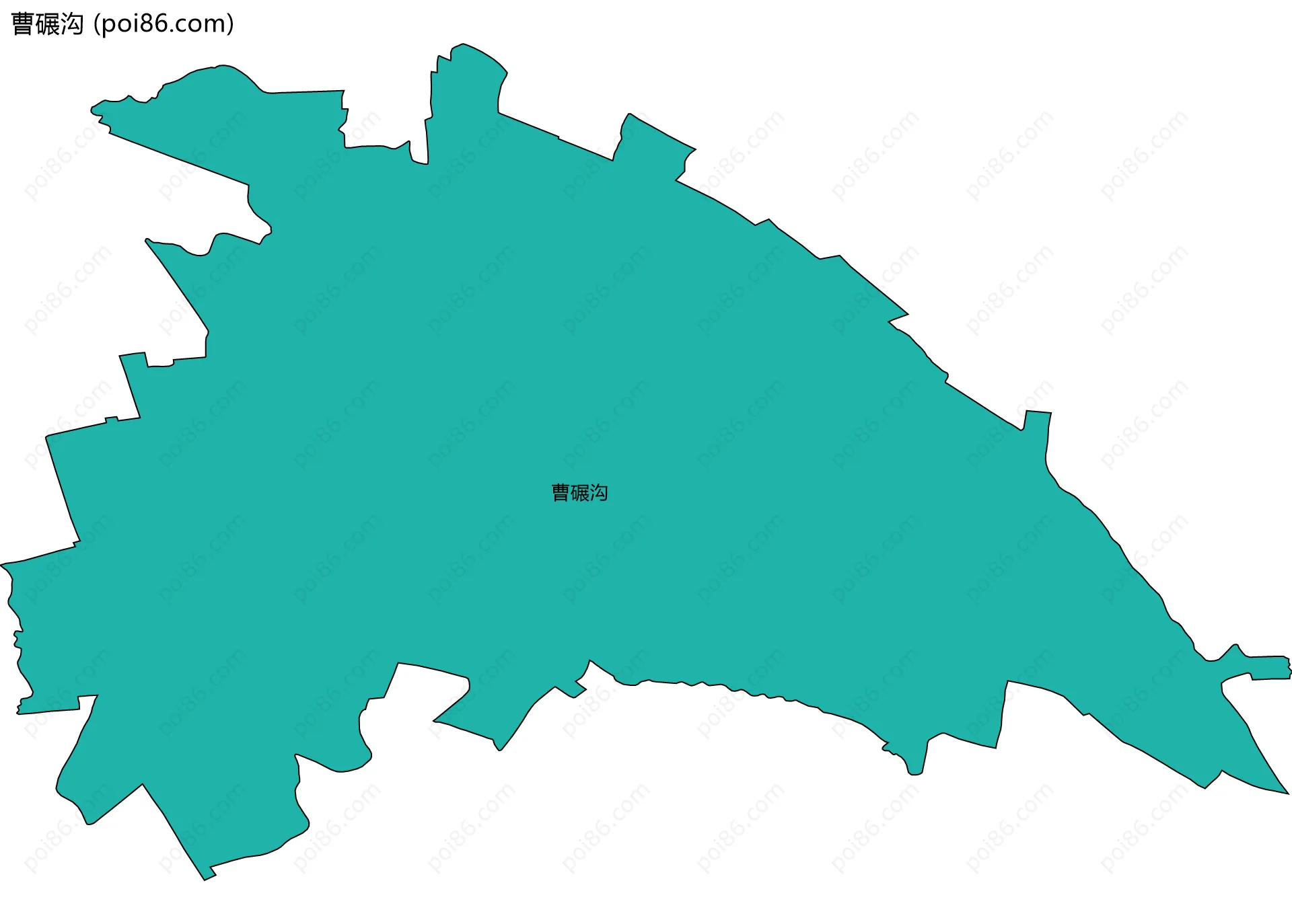 曹碾沟边界地图