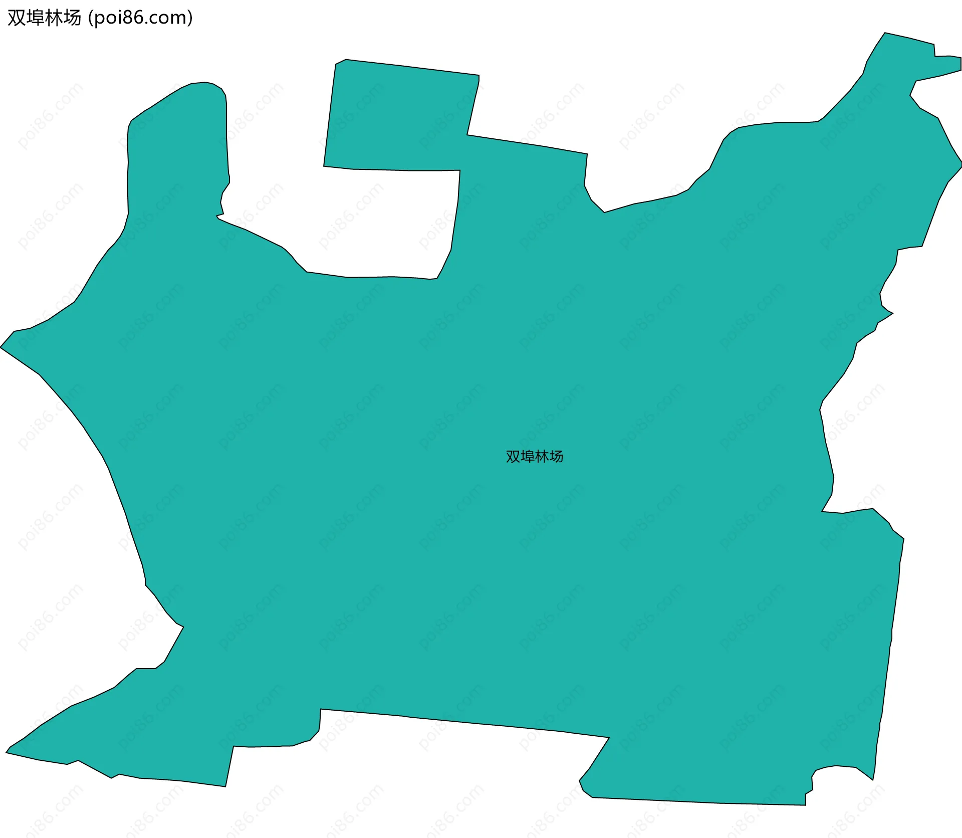 双埠林场边界地图