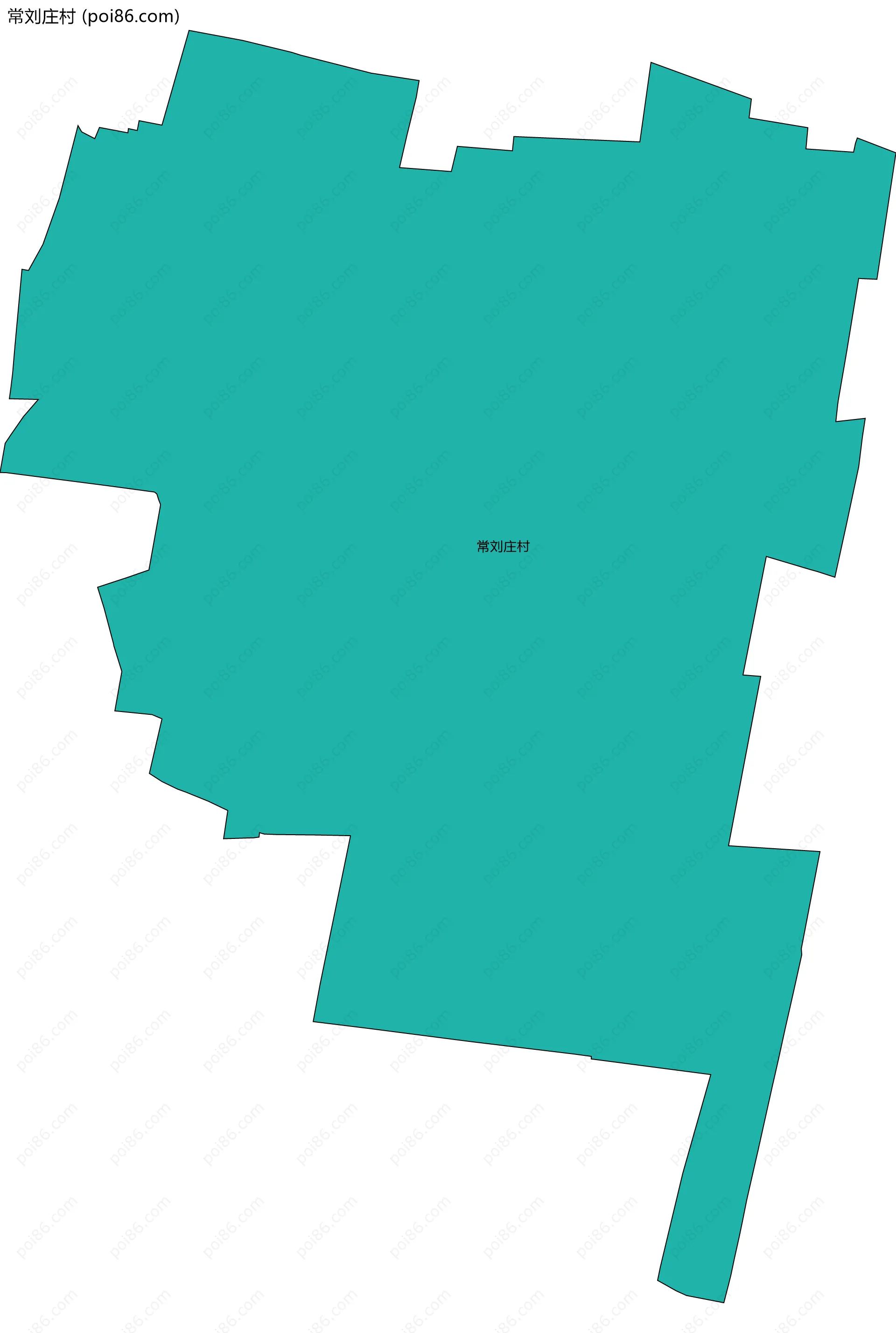 常刘庄村边界地图
