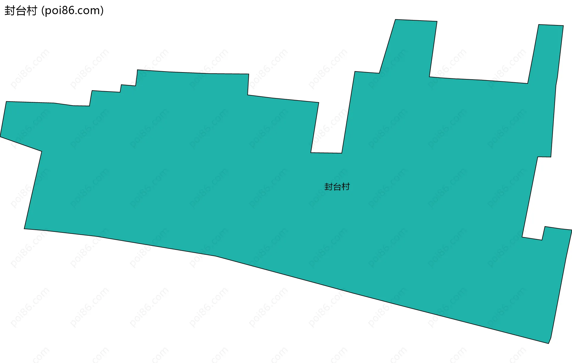 封台村边界地图