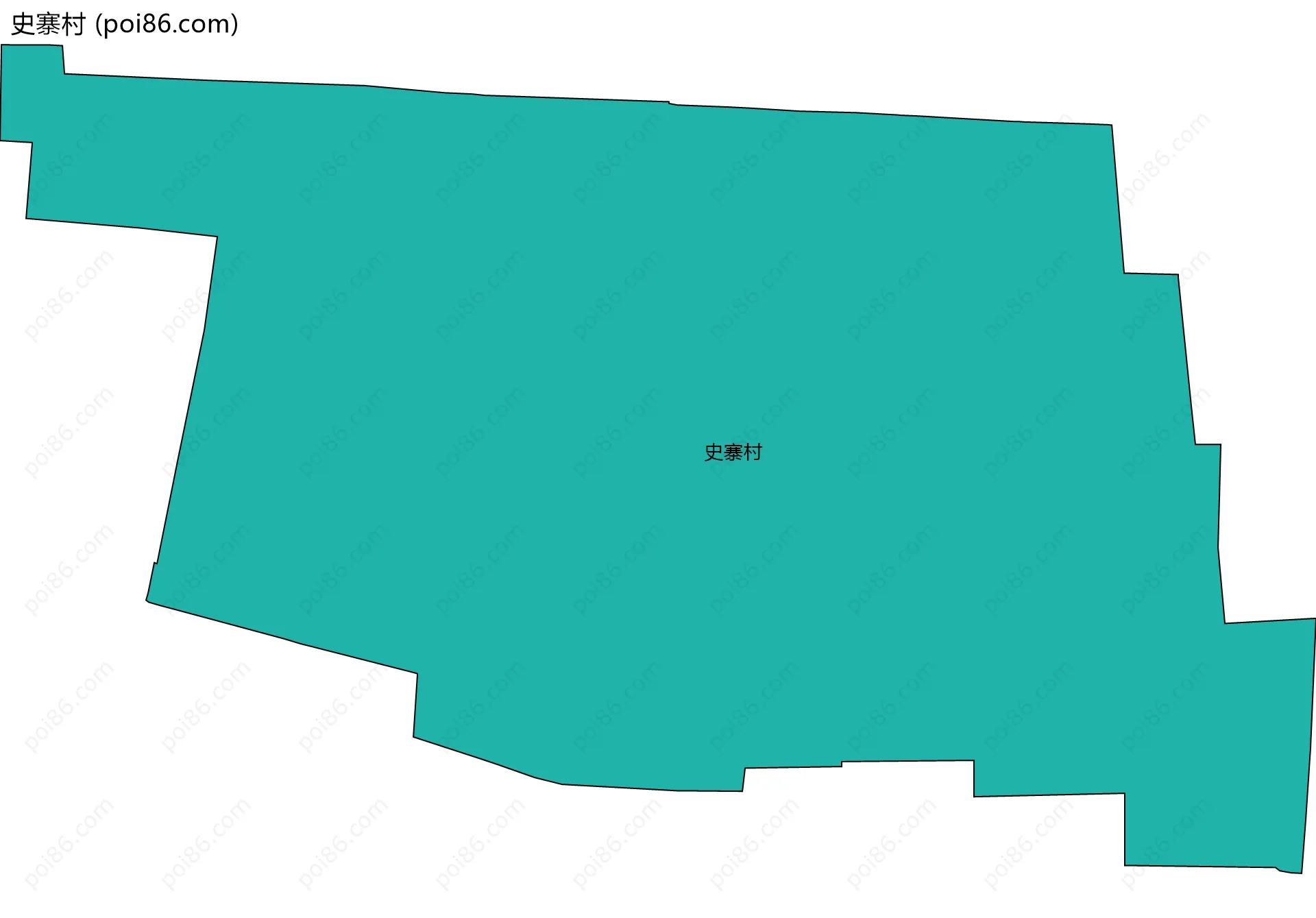 史寨村边界地图