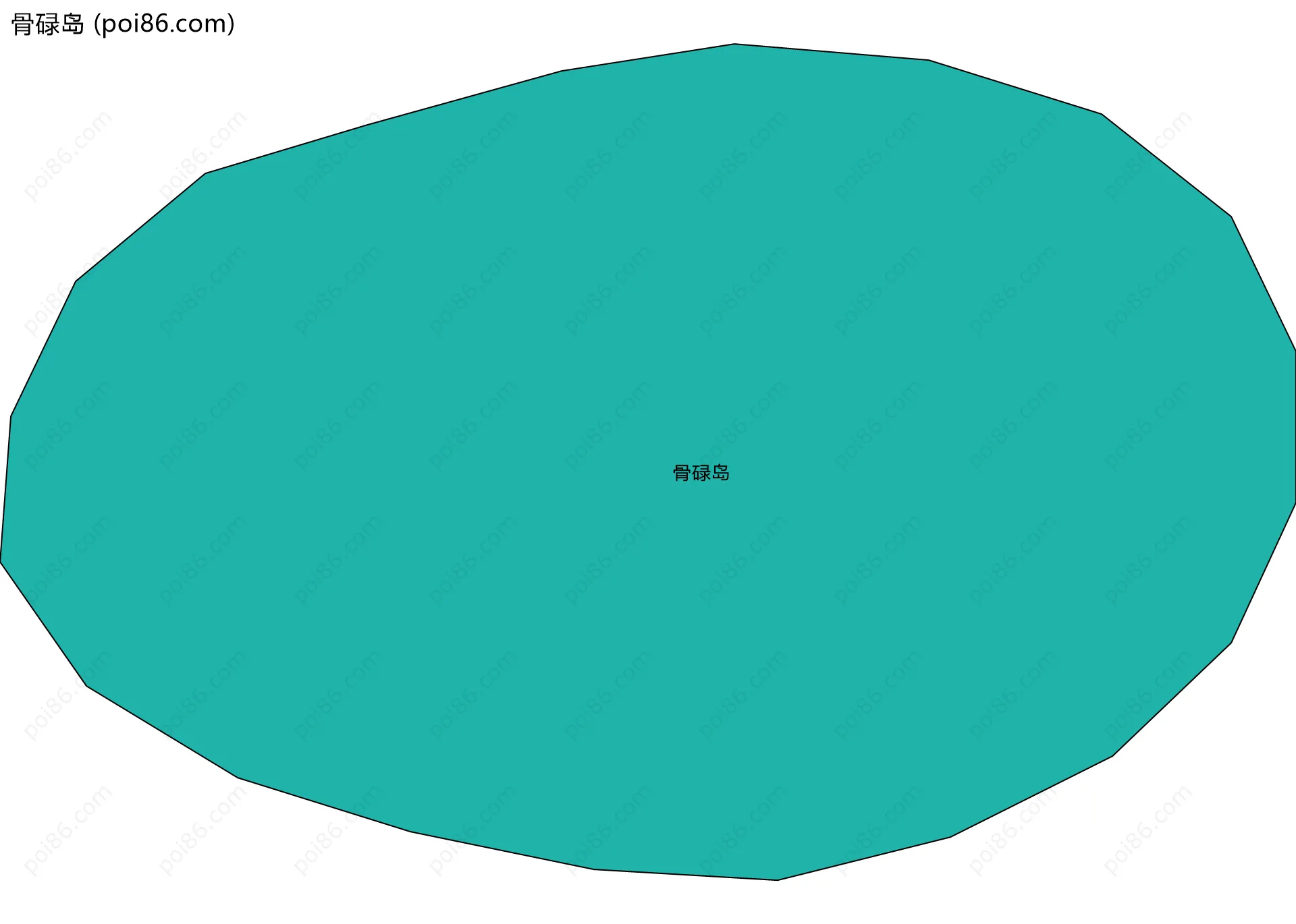 骨碌岛边界地图