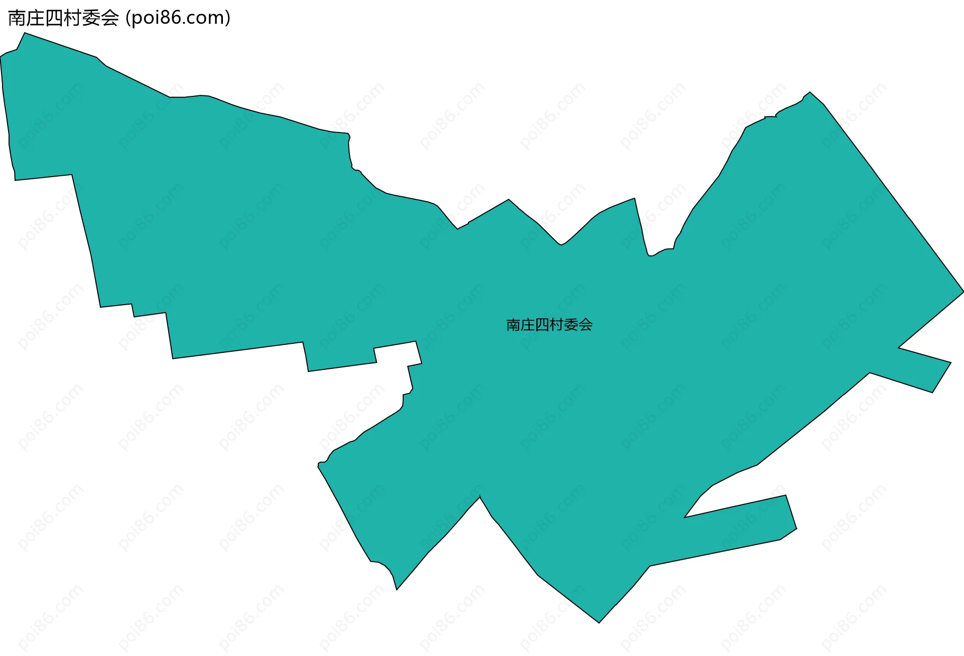 南庄四村委会边界地图