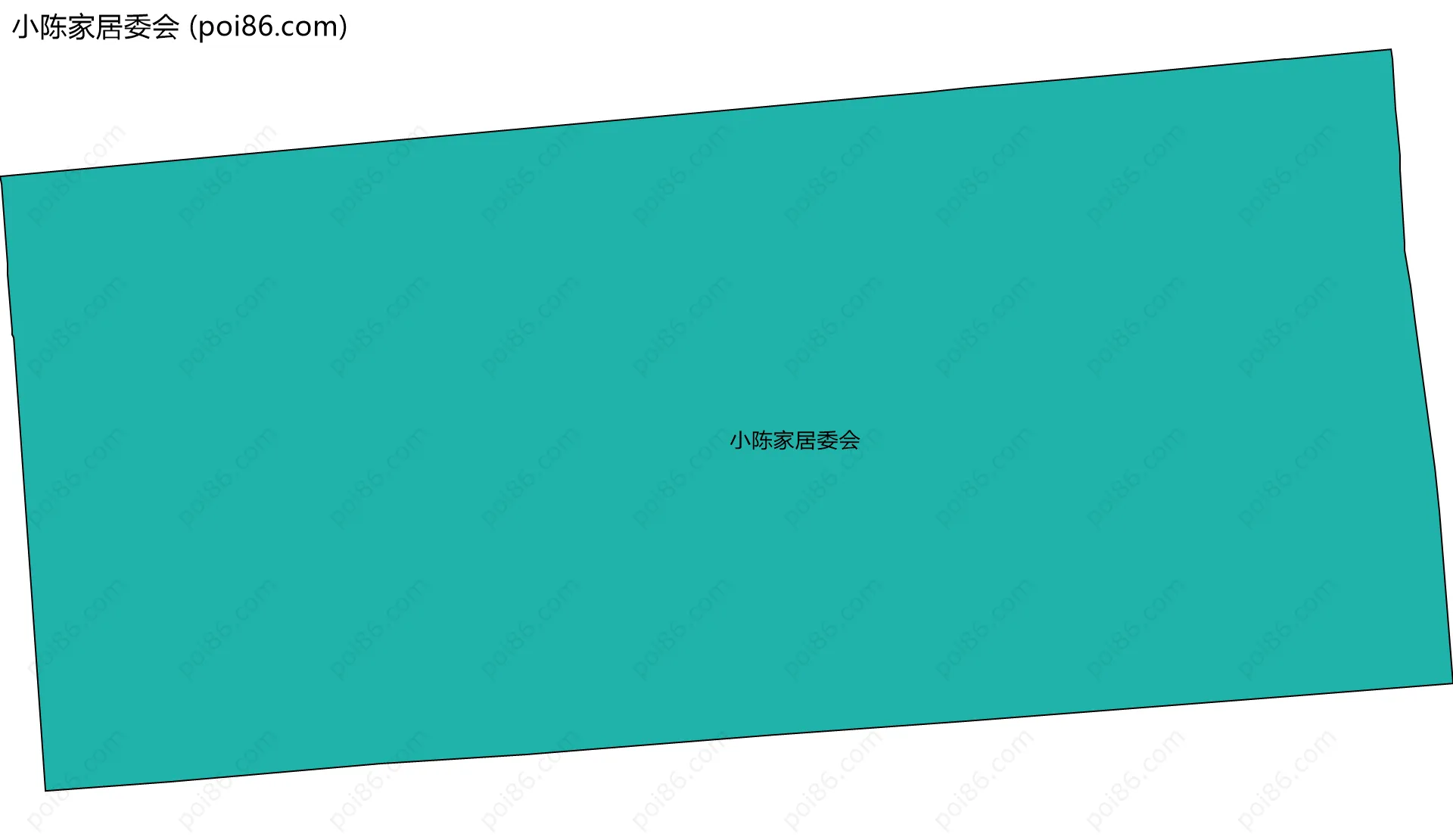 小陈家居委会边界地图