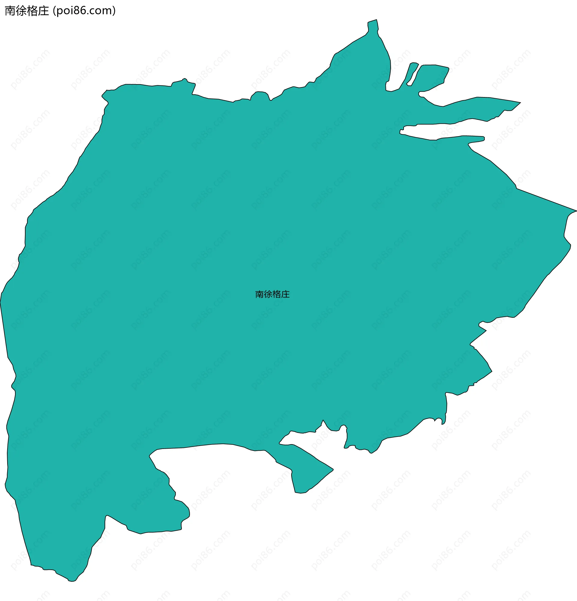 南徐格庄边界地图