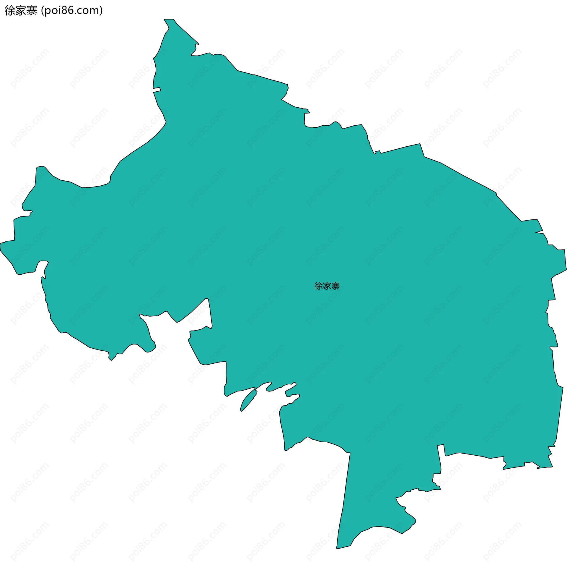 徐家寨边界地图