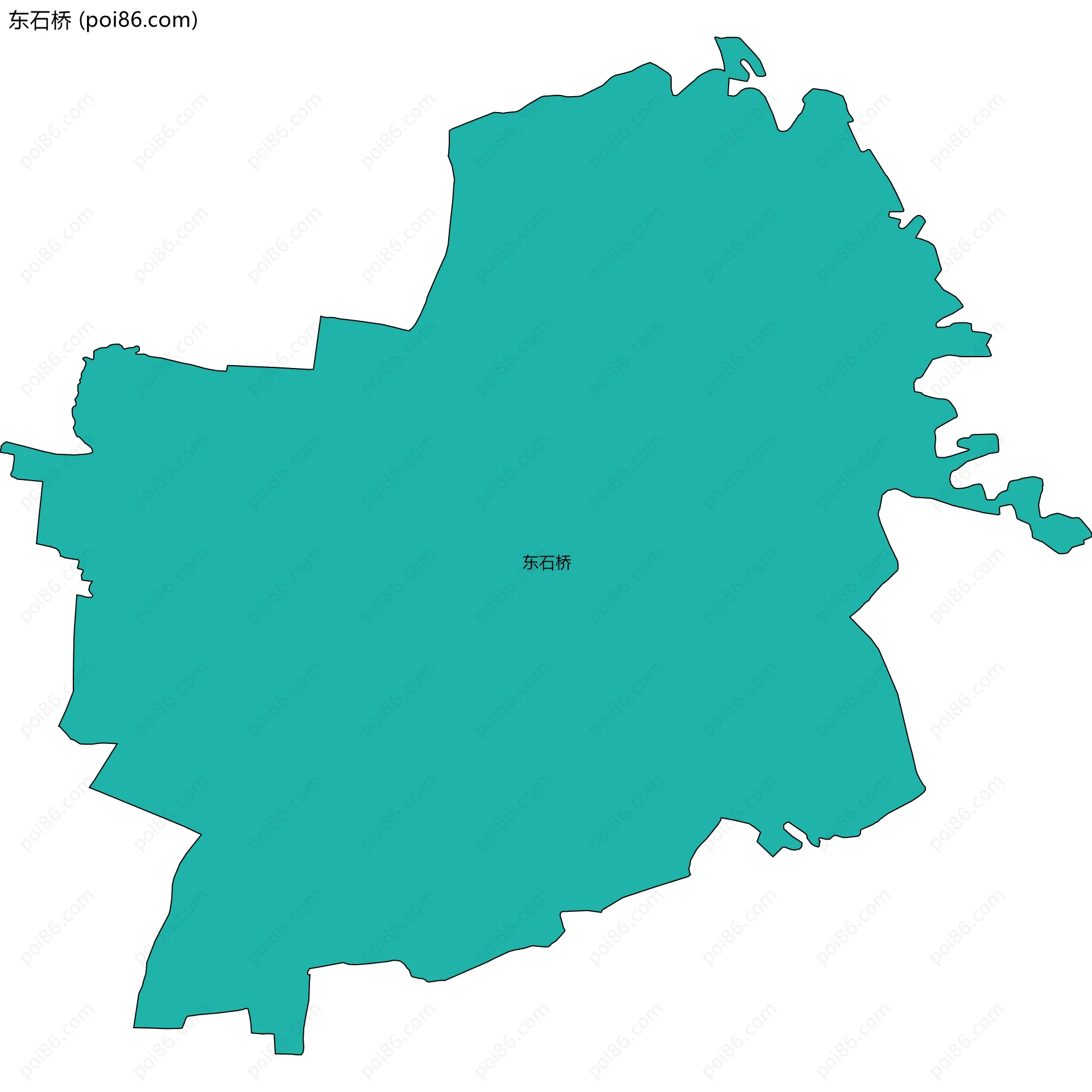 东石桥边界地图
