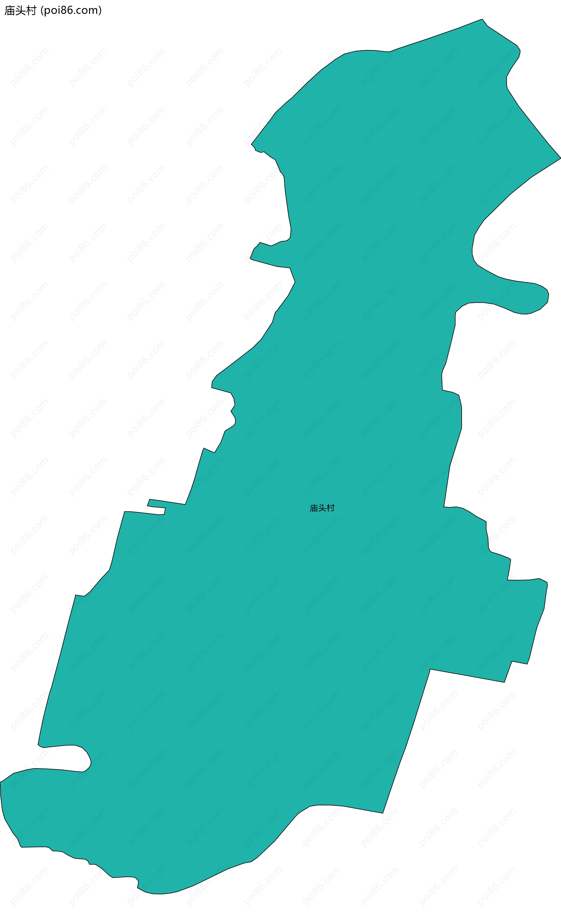 庙头村边界地图