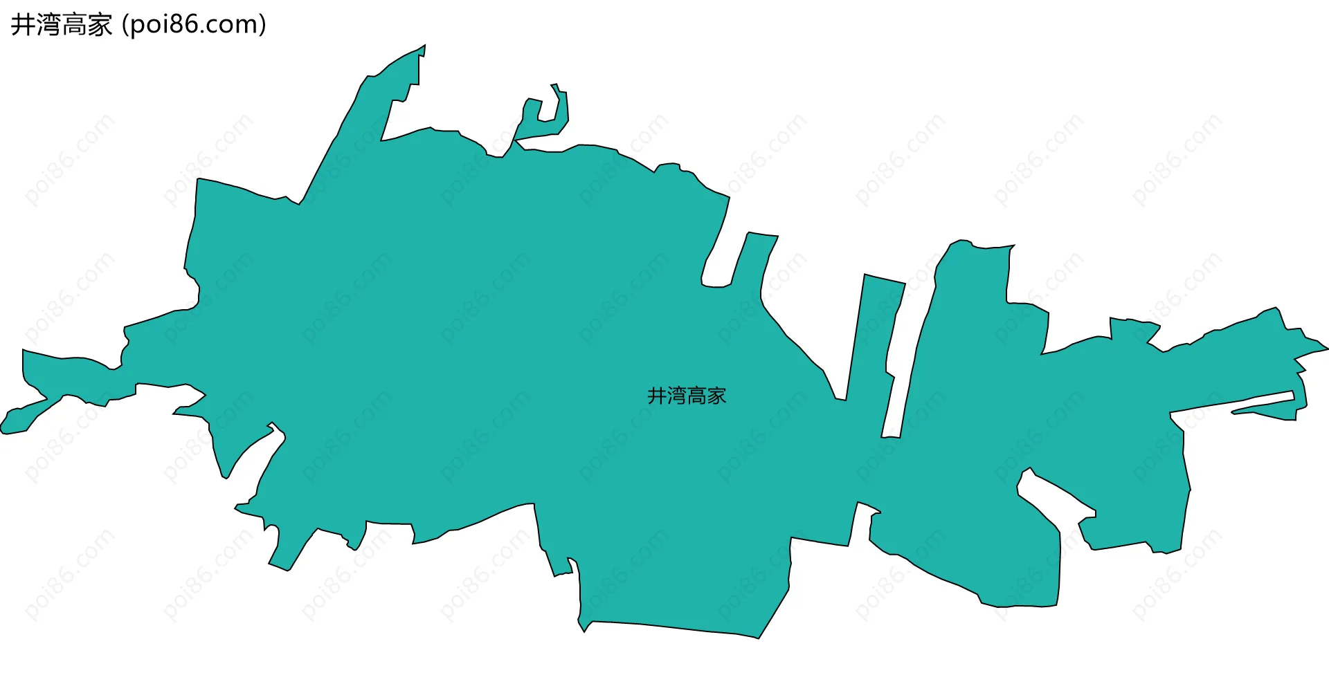 井湾高家边界地图