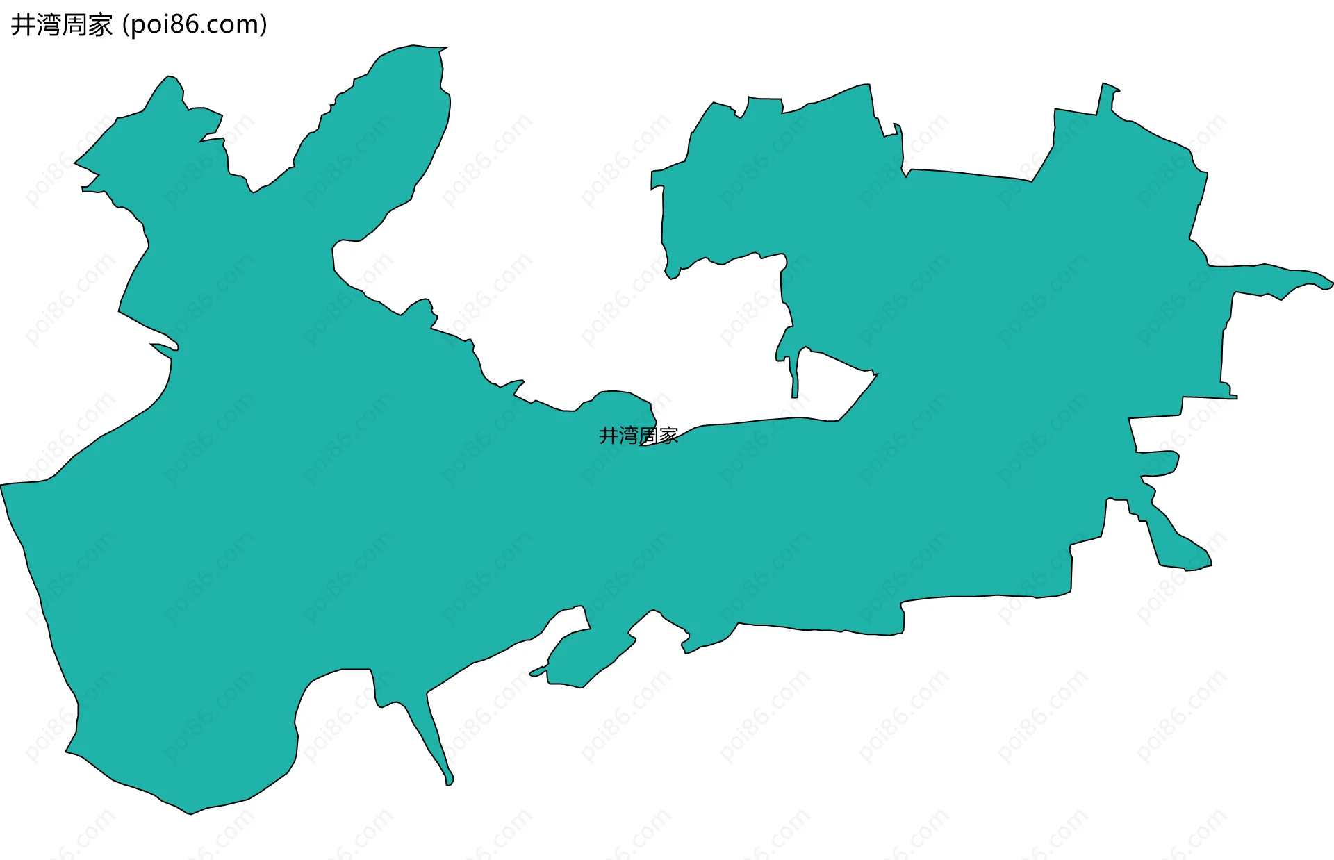 井湾周家边界地图