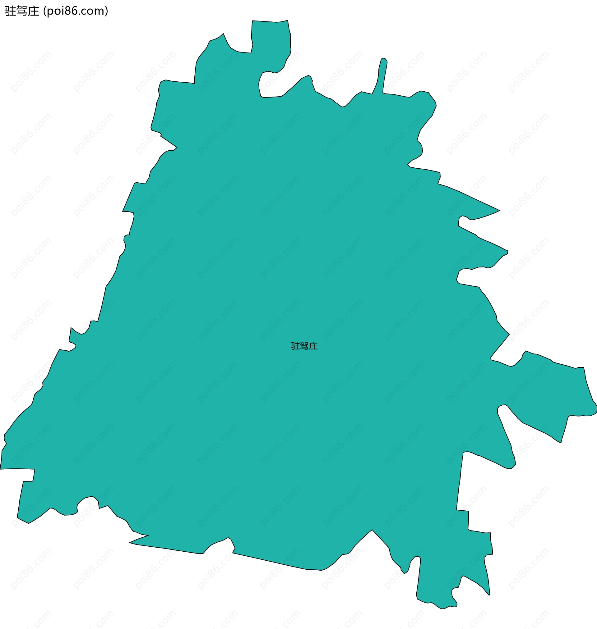 驻驾庄边界地图