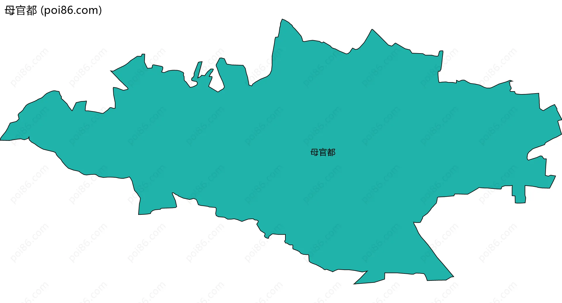 母官都边界地图