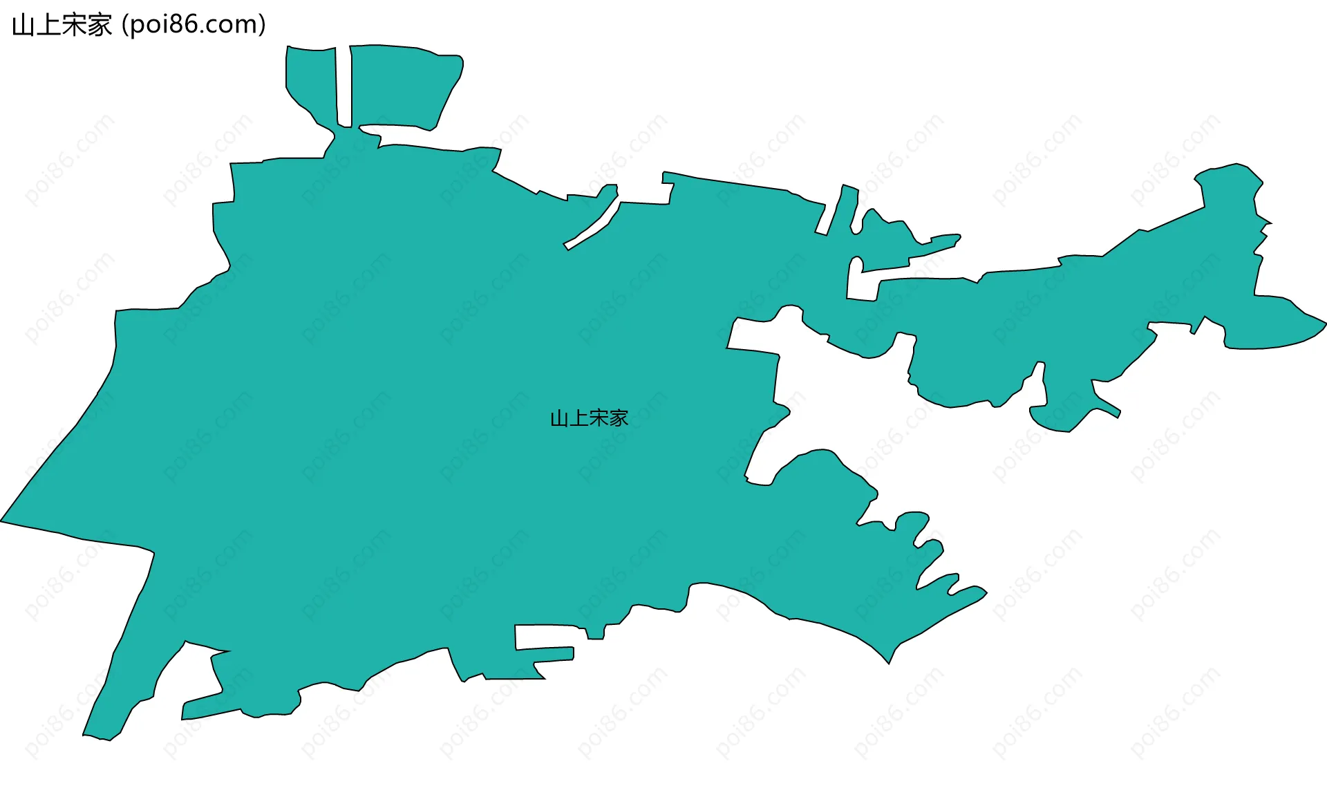 山上宋家边界地图