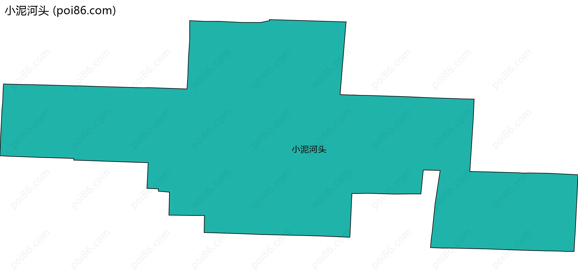 小泥河头边界地图