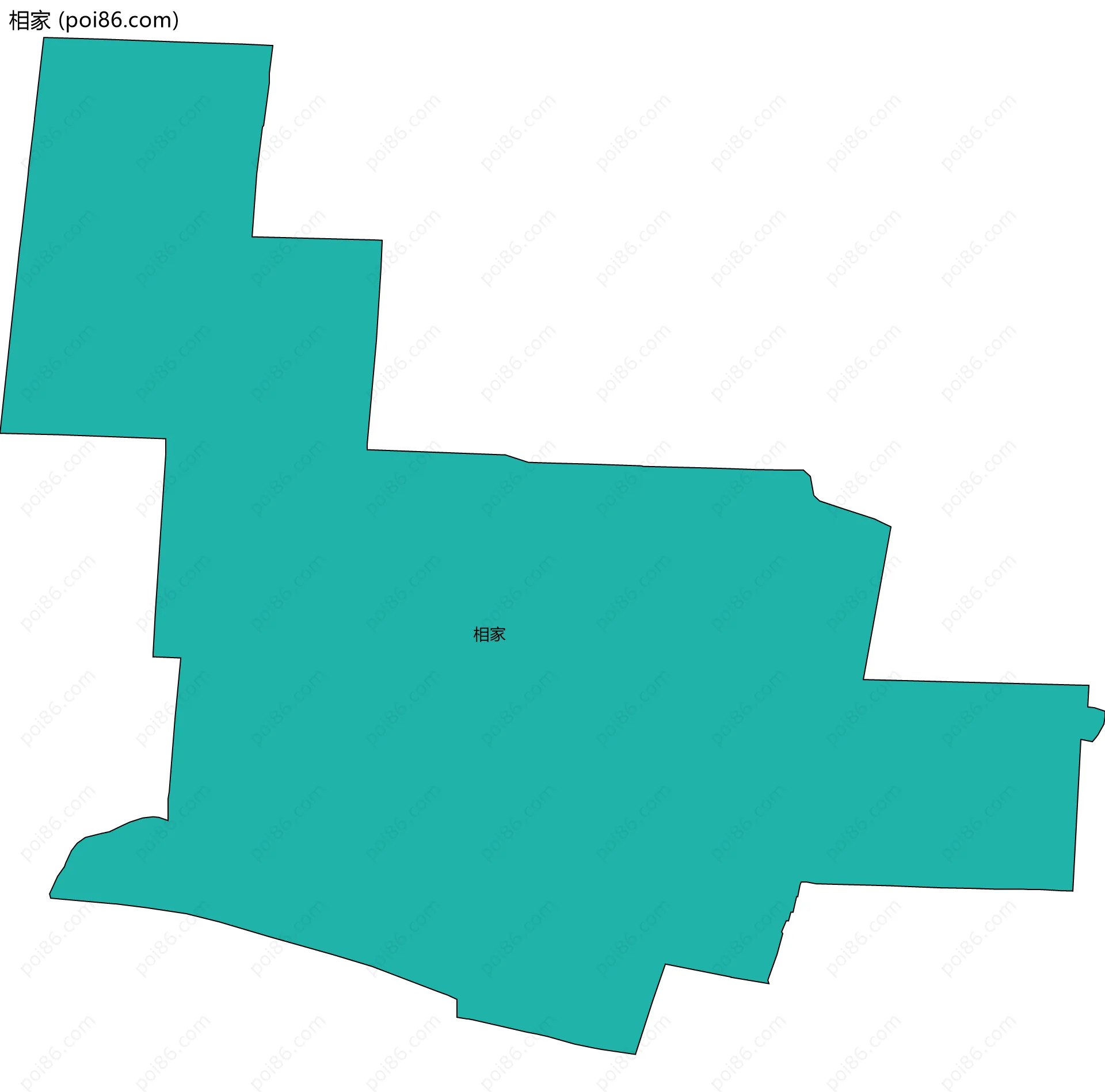 相家边界地图