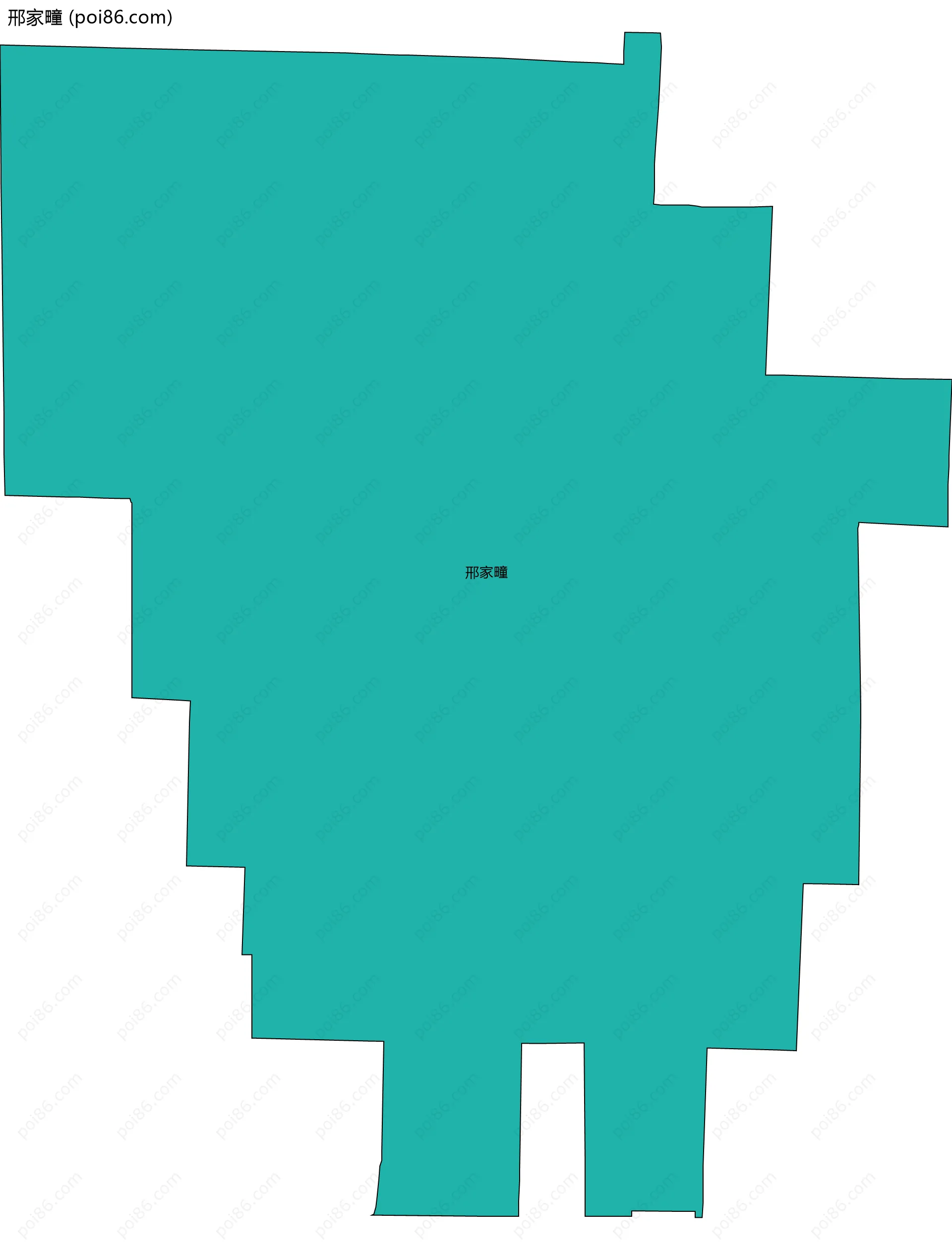 邢家疃边界地图