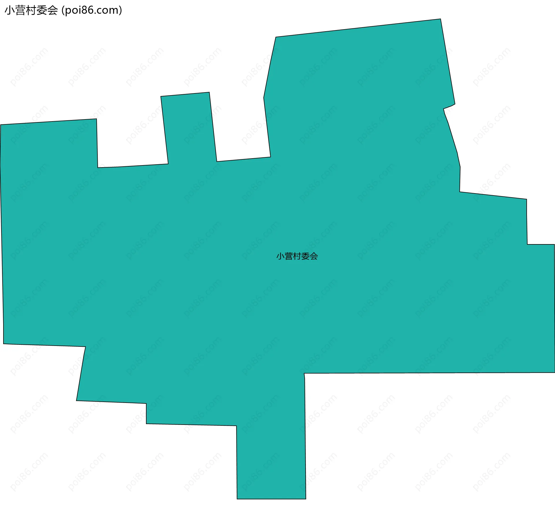 小营村委会边界地图