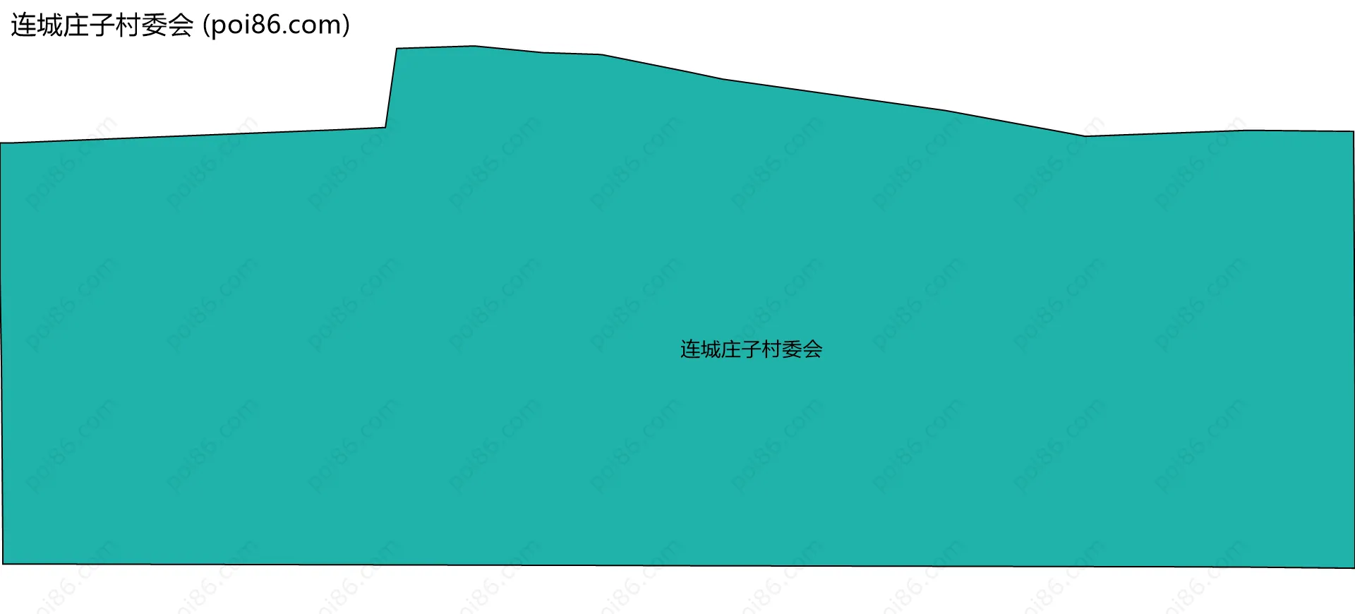 连城庄子村委会边界地图