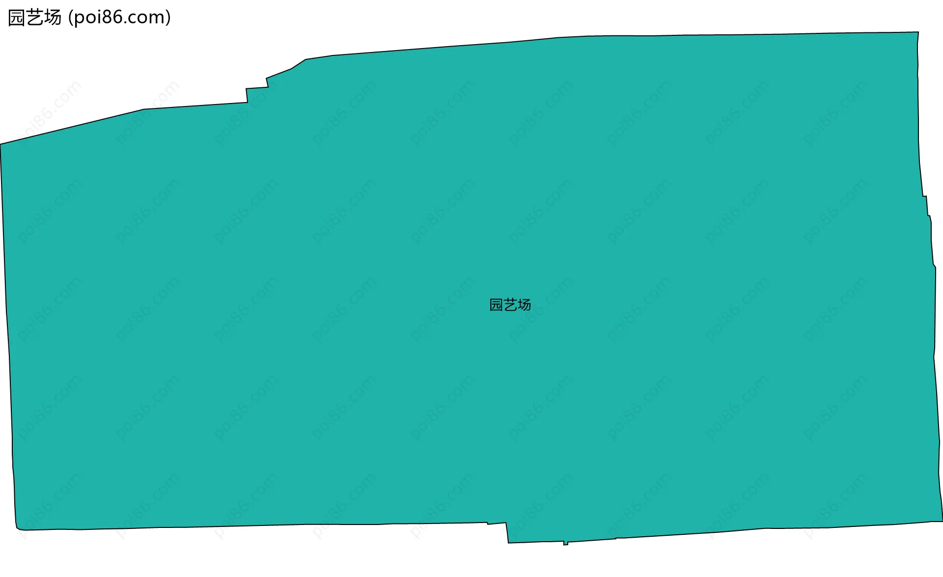 园艺场边界地图