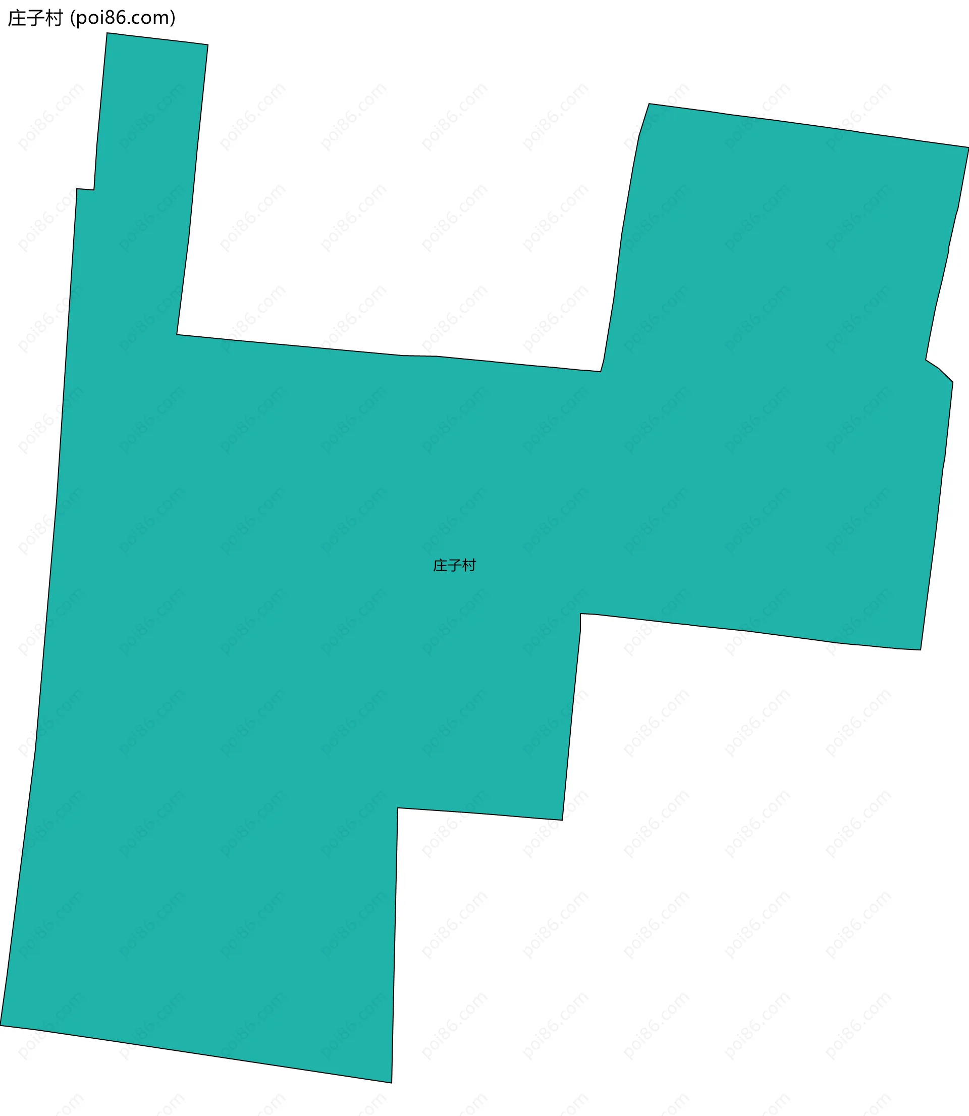 庄子村边界地图