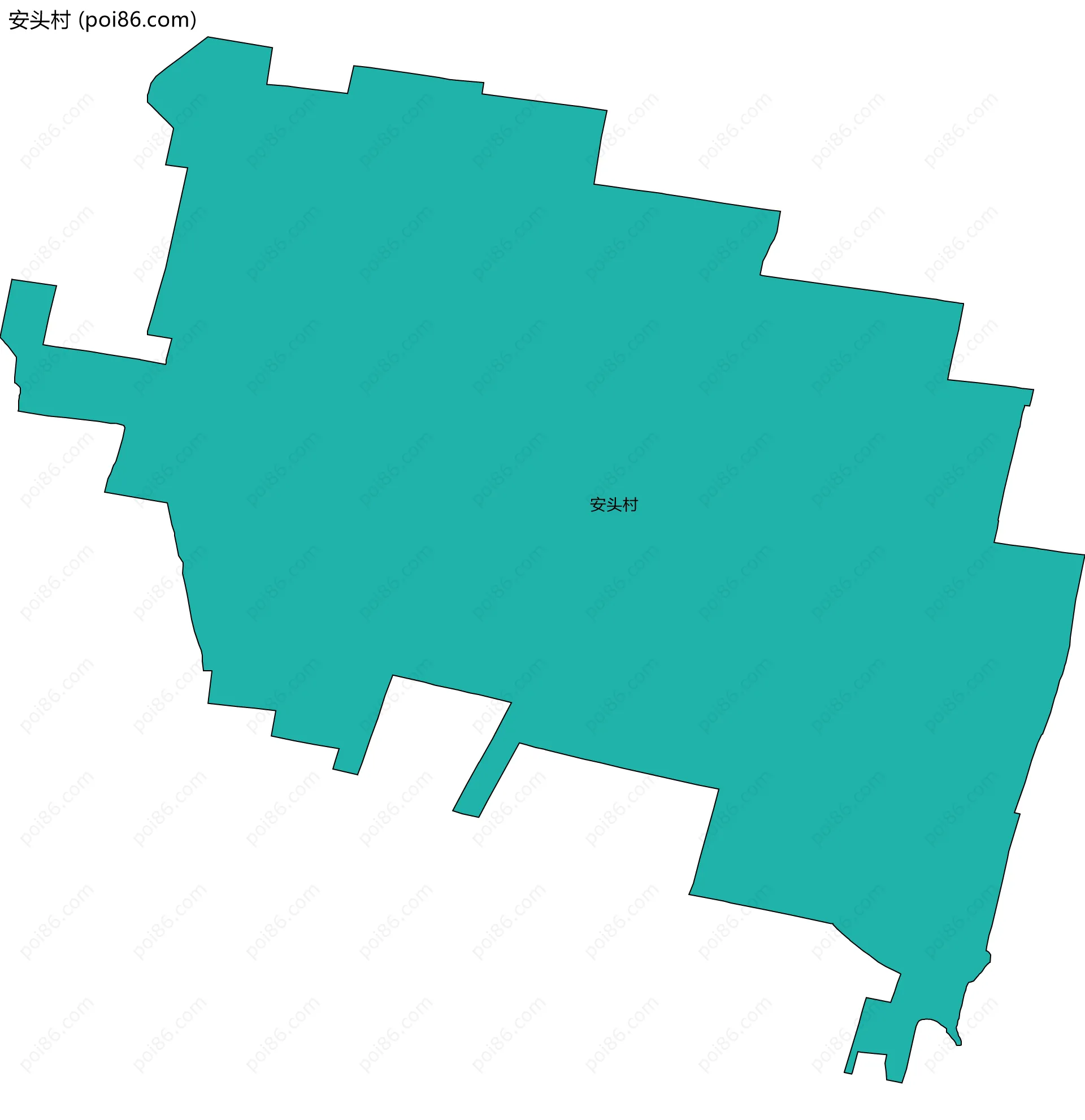 安头村边界地图