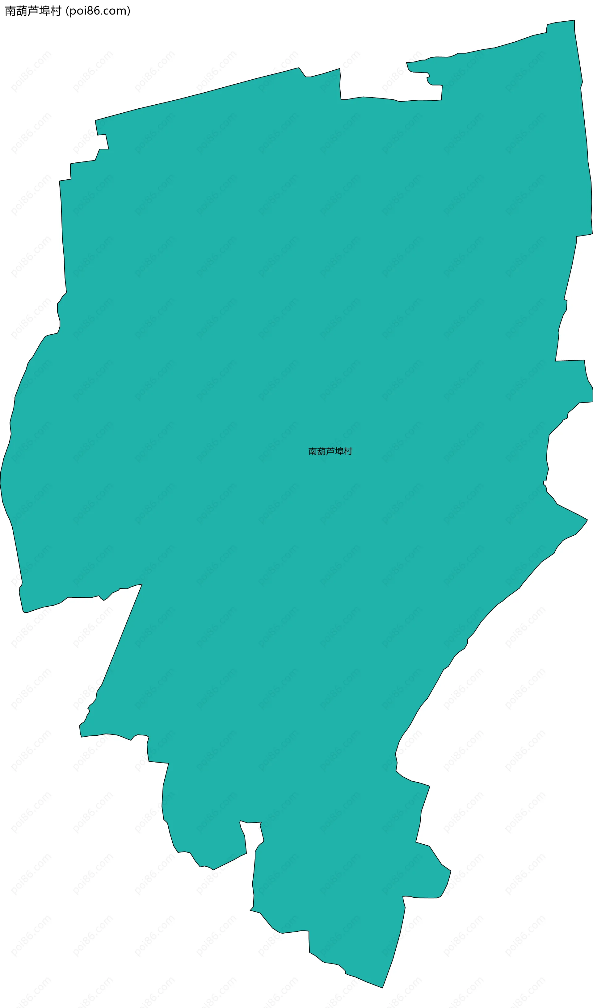 南葫芦埠村边界地图