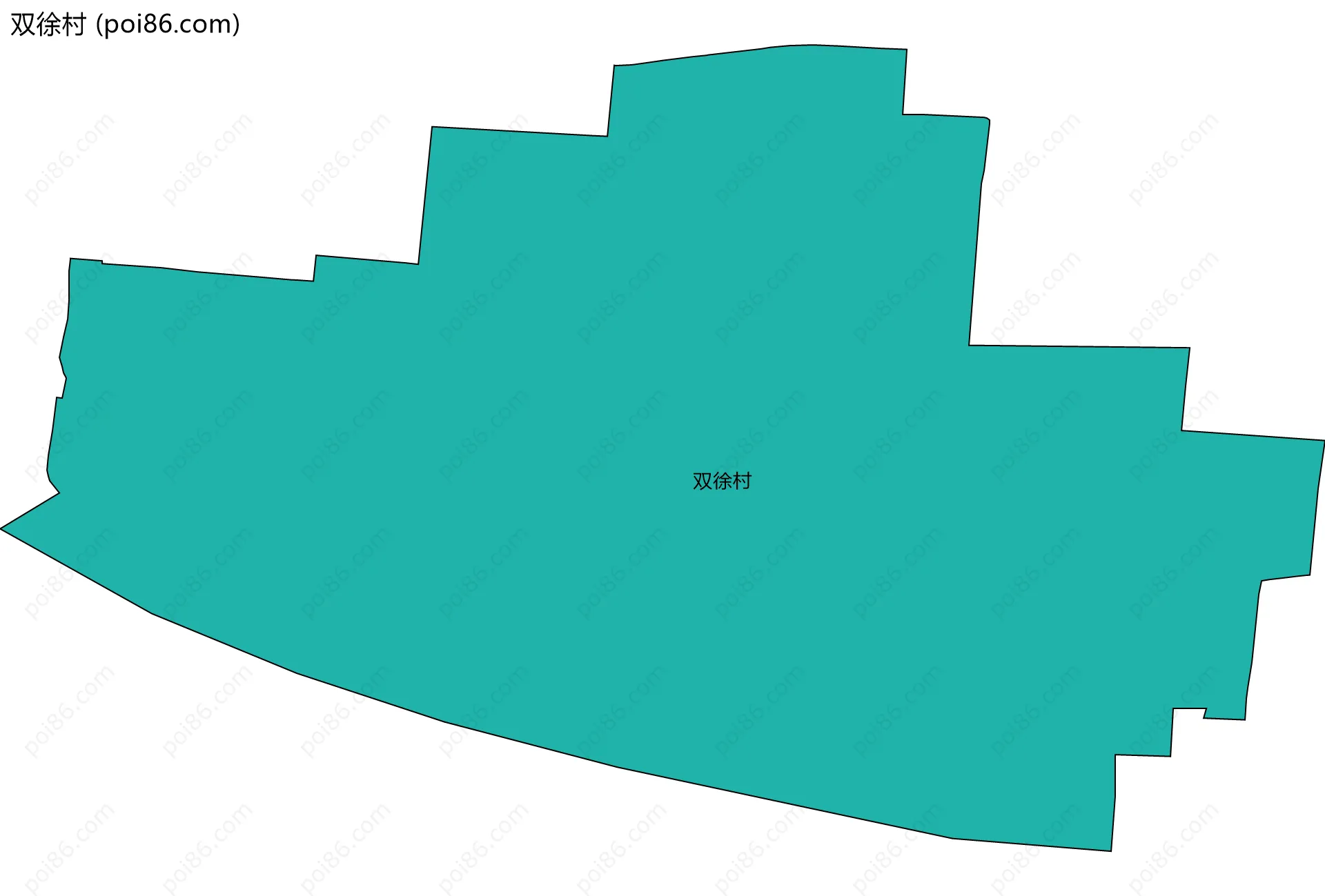 双徐村边界地图