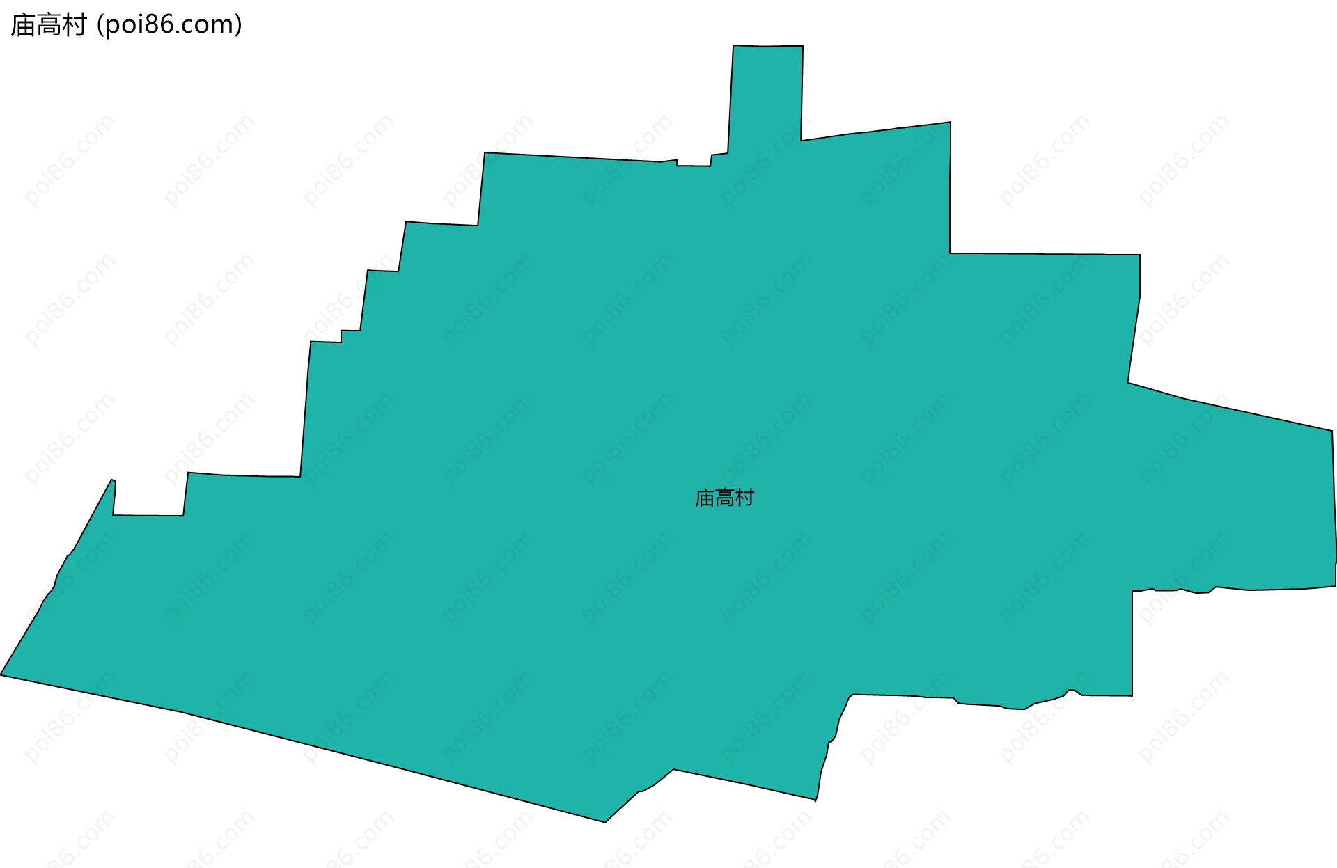 庙高村边界地图