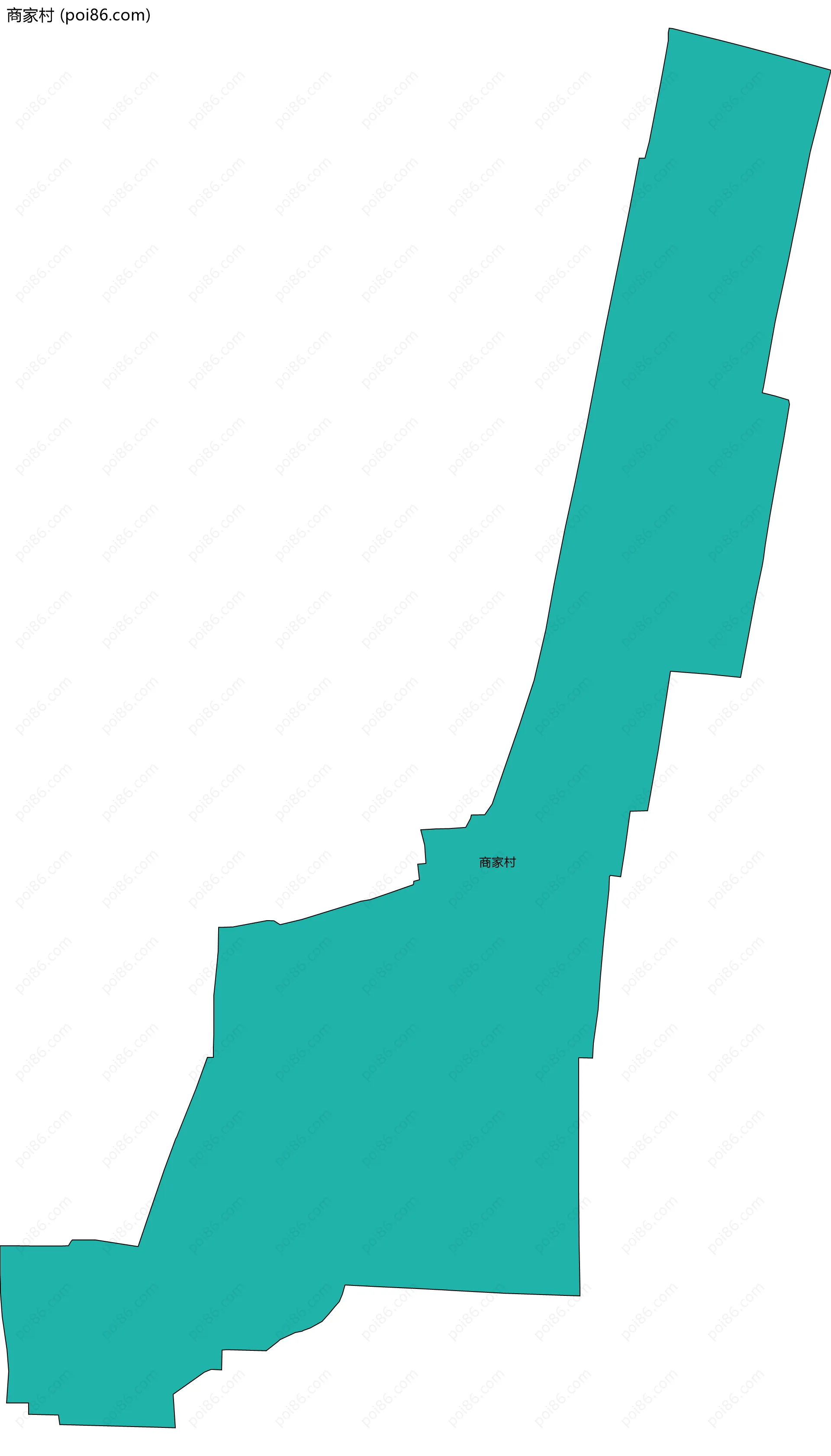 商家村边界地图