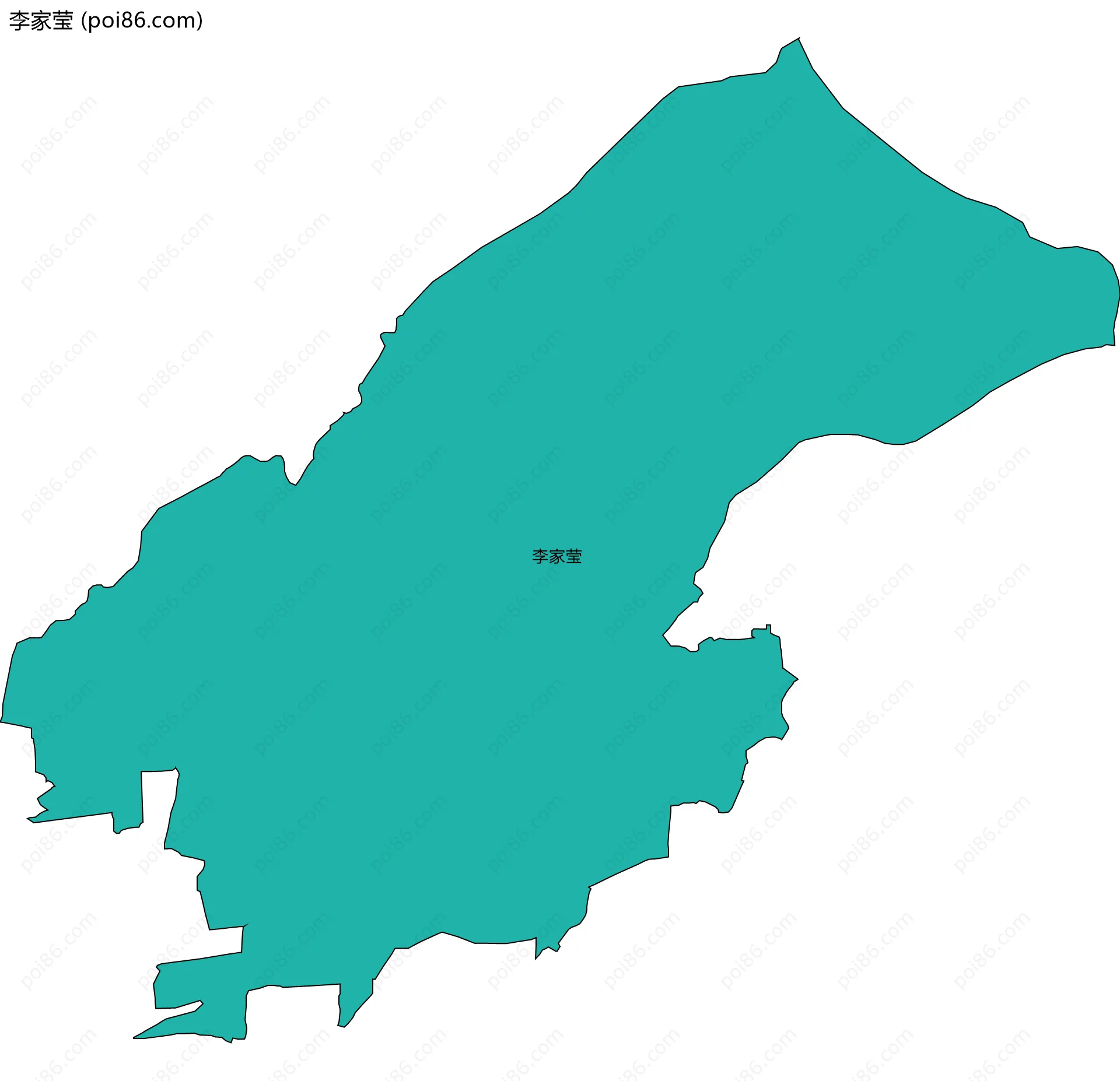 李家莹边界地图