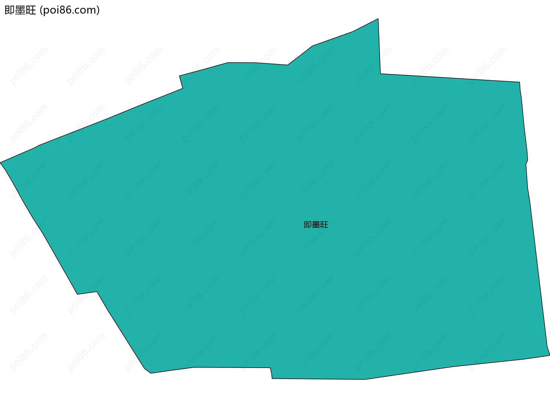 即墨旺边界地图