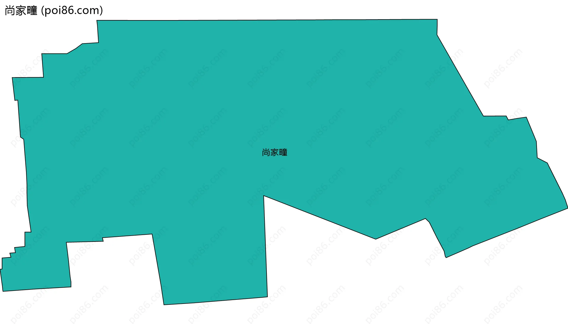 尚家疃边界地图