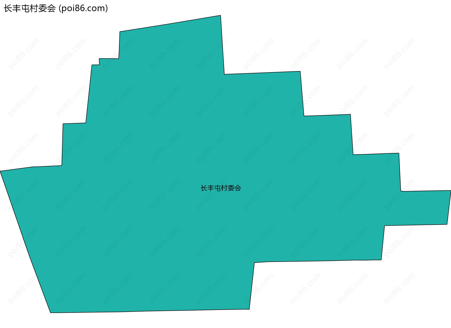 长丰屯村委会边界地图