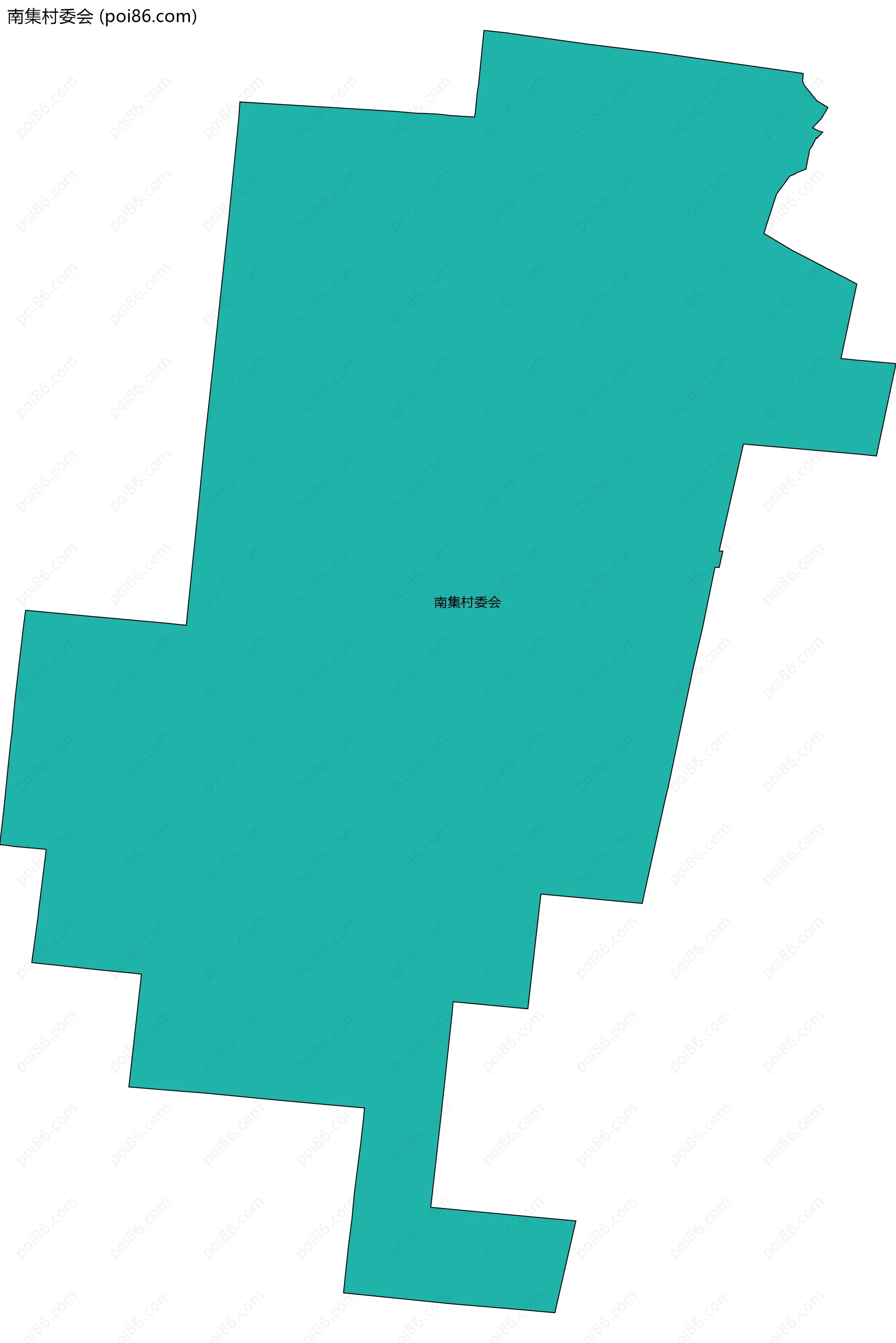 南集村委会边界地图