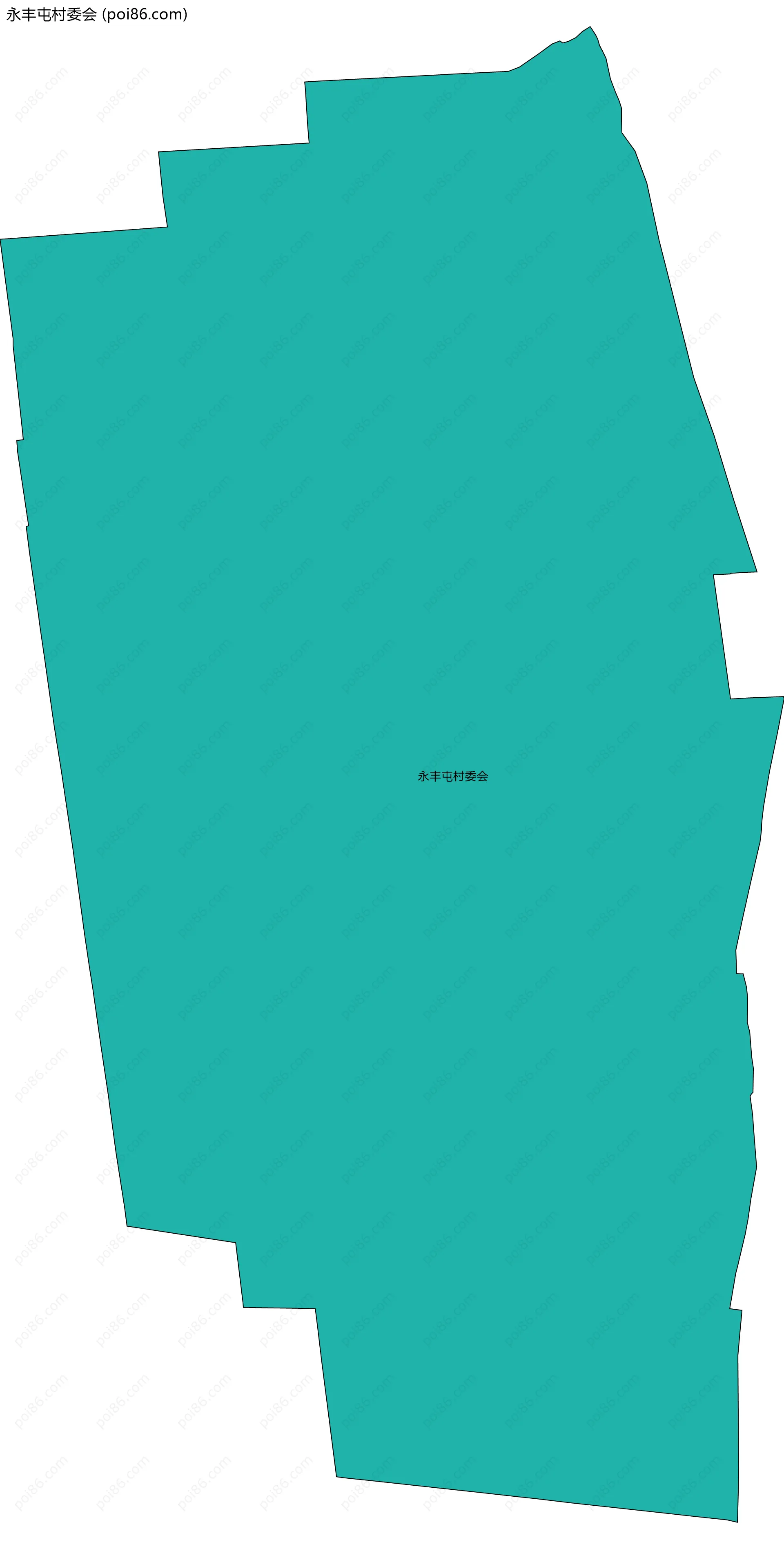 永丰屯村委会边界地图