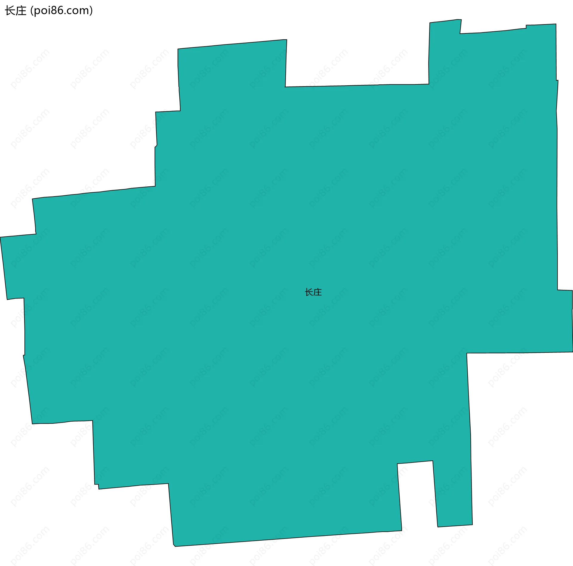 长庄边界地图