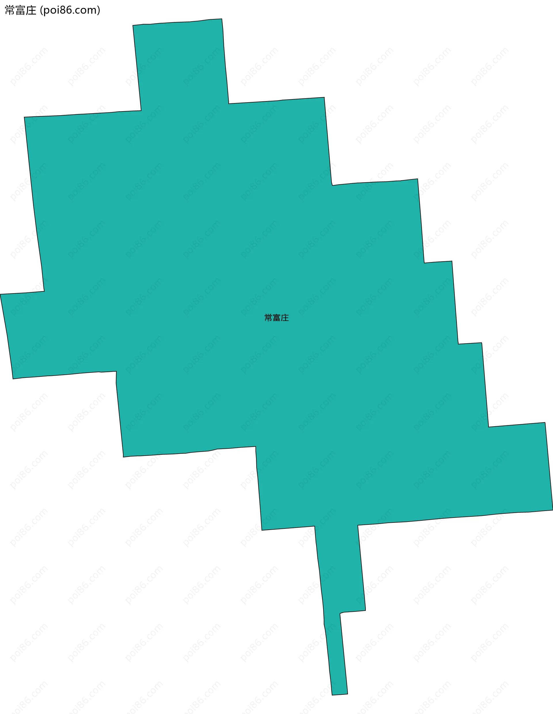 常富庄边界地图