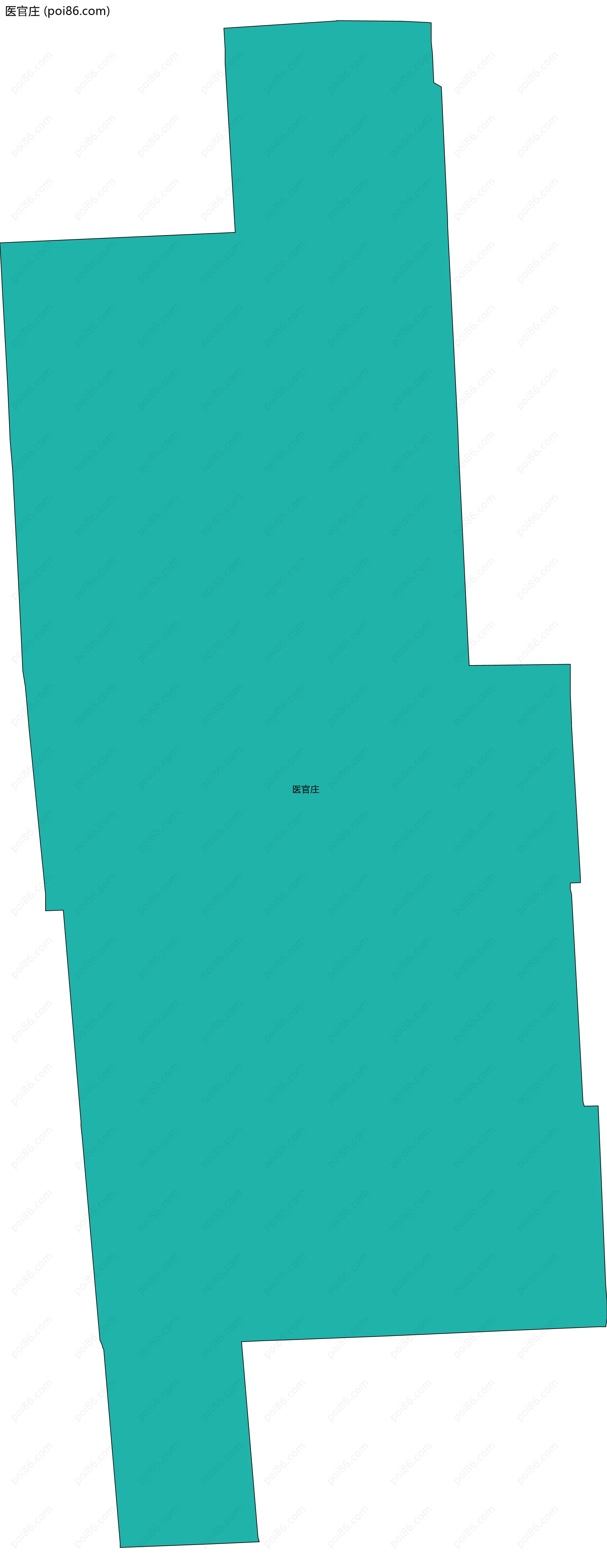 医官庄边界地图