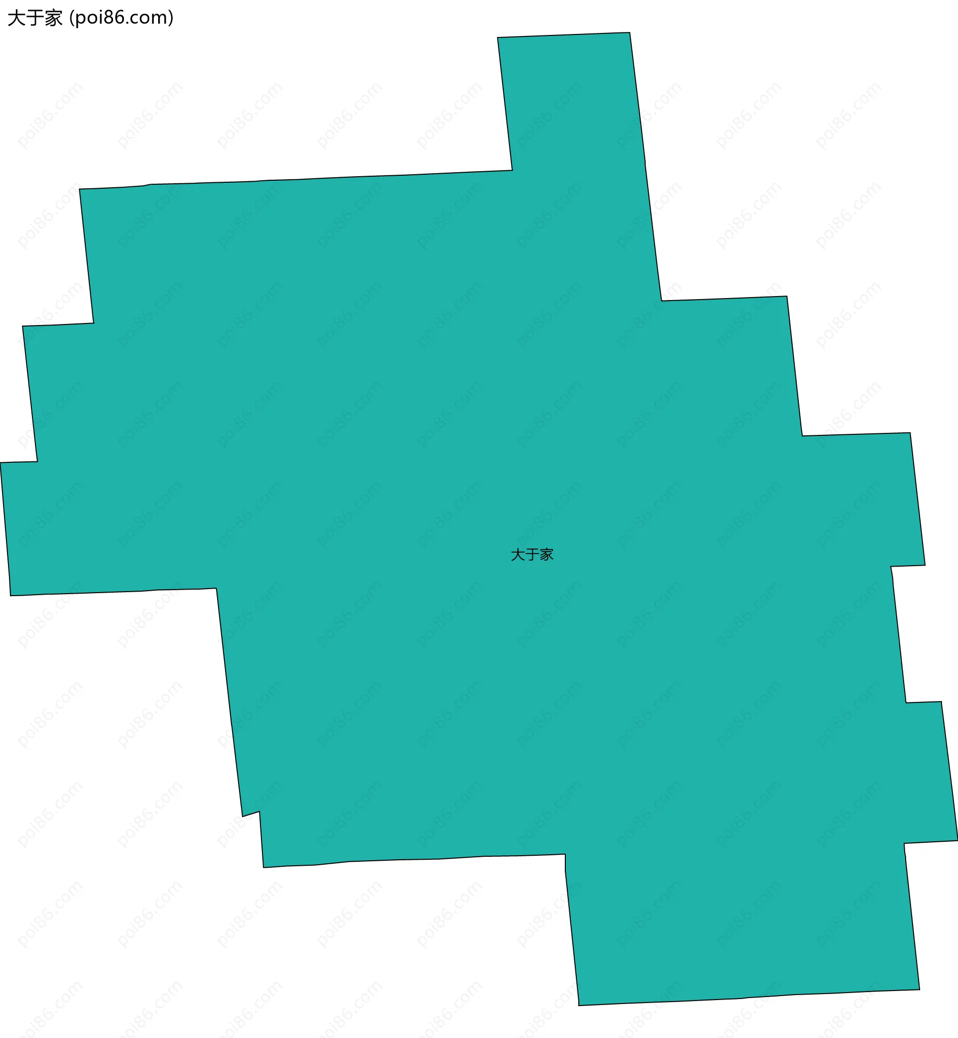 大于家边界地图