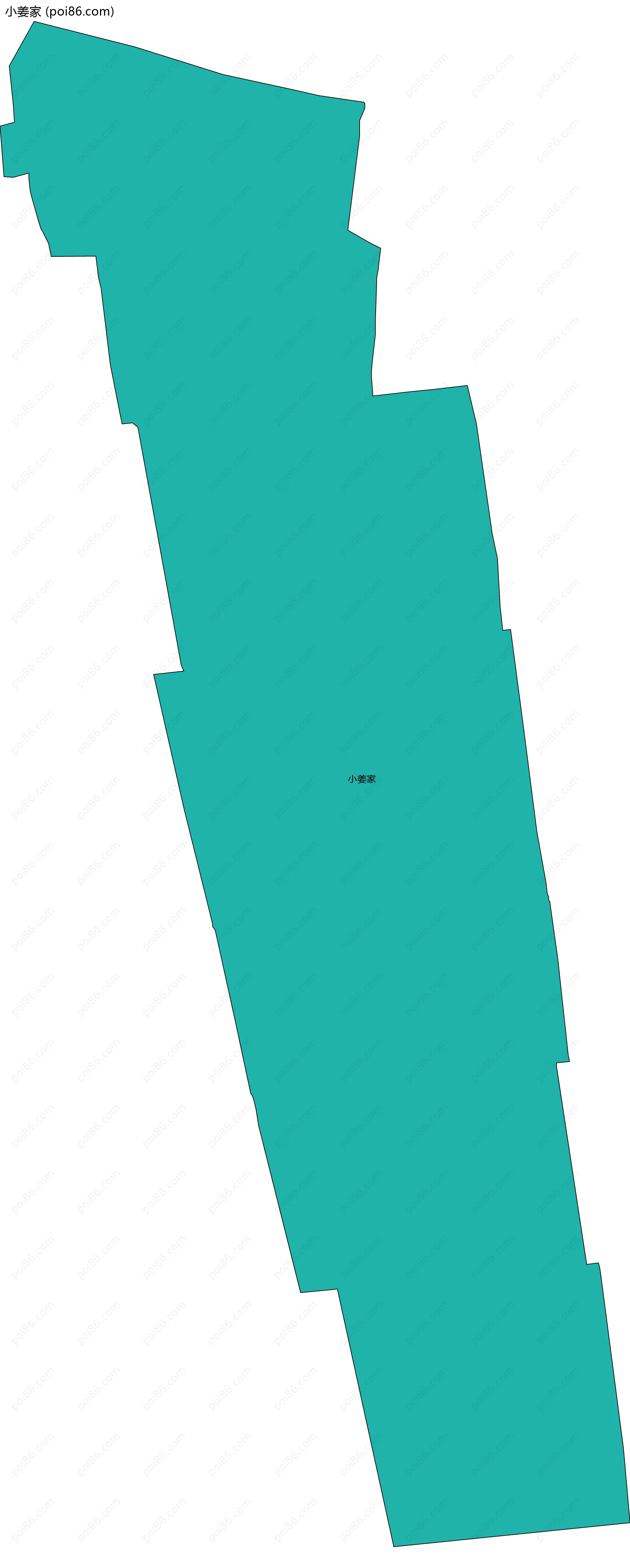 小姜家边界地图