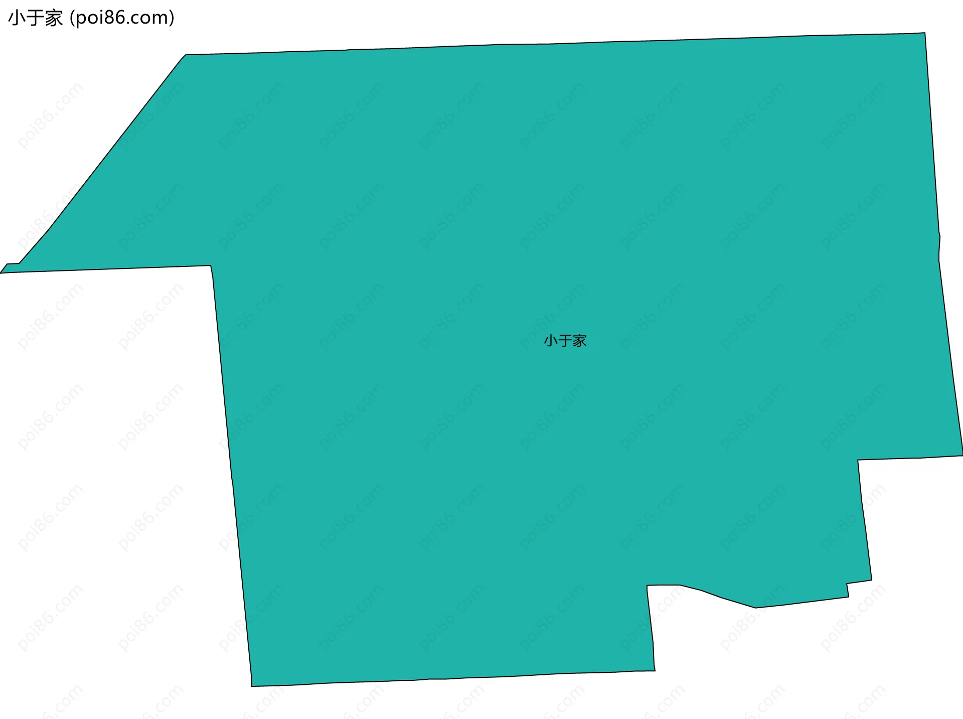 小于家边界地图